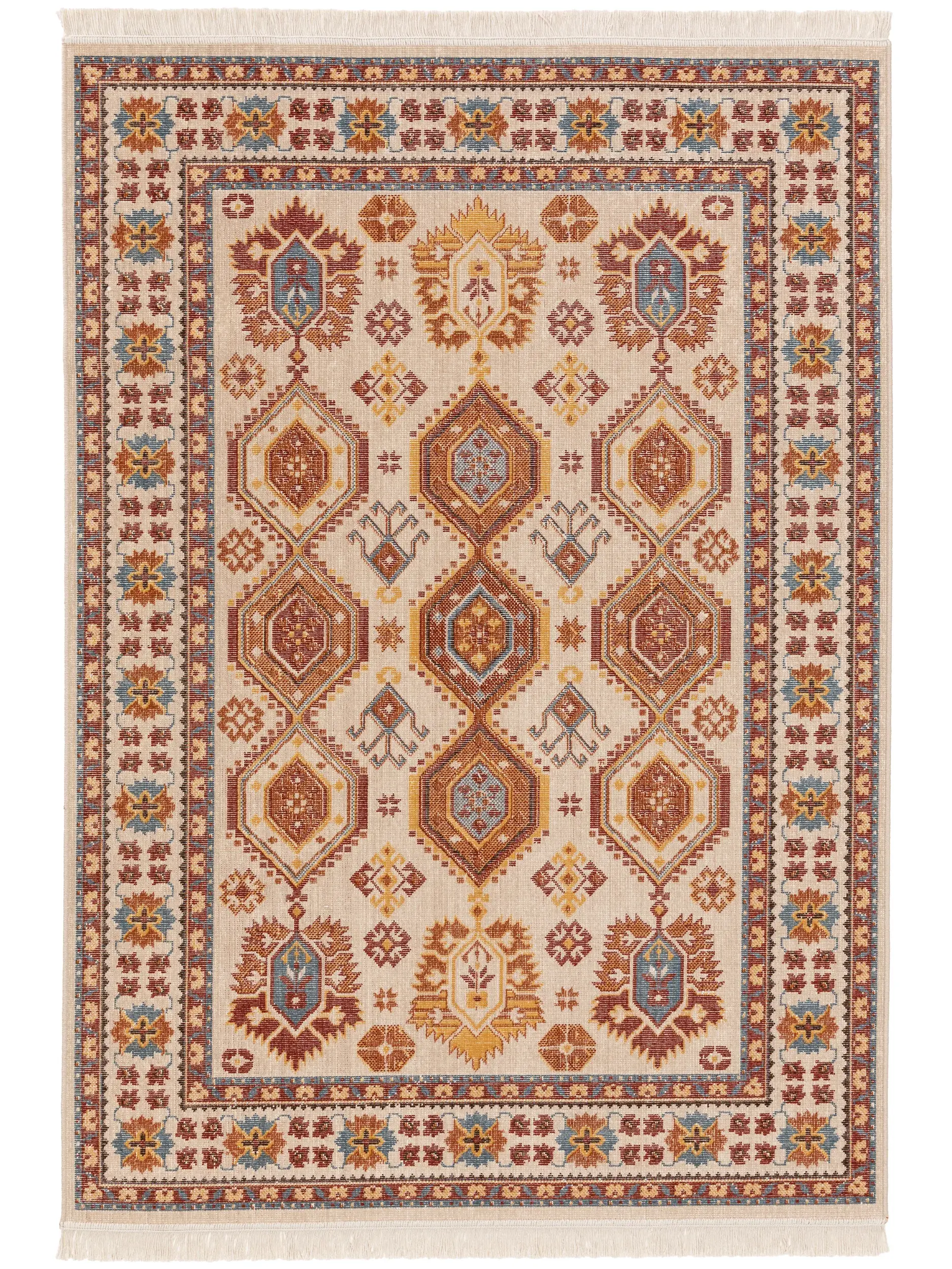 Teppich Kira aus 60% Baumwolle, 40% Polypropylen in Multicolor von benuta Nest