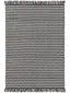 Teppich aus recyceltem Material Morty Schwarz/Weiß