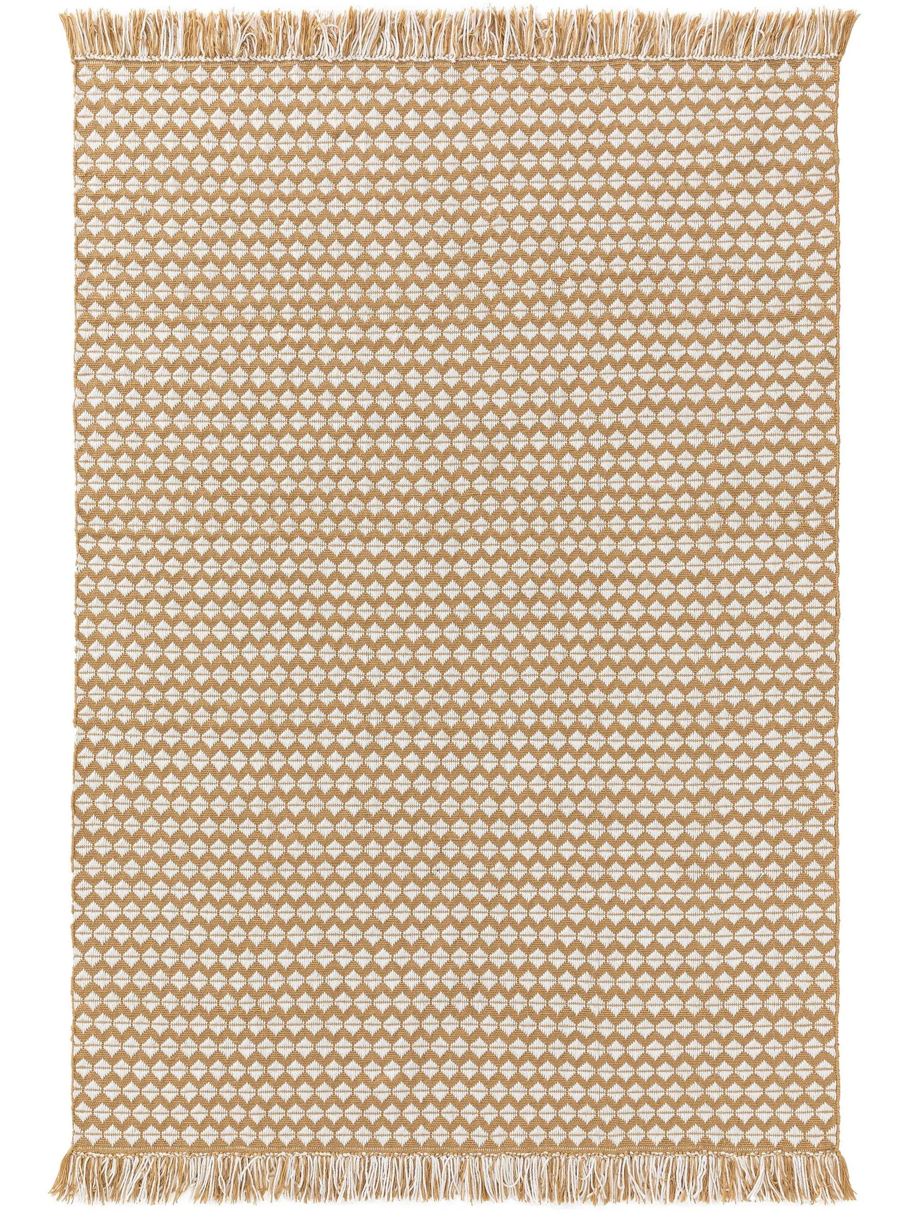 Matto 100% Polyester (recyceltes PET)a värissä Gelb 100% Polyester (recyceltes PET) korkealla nukalla merkiltä benuta Pure