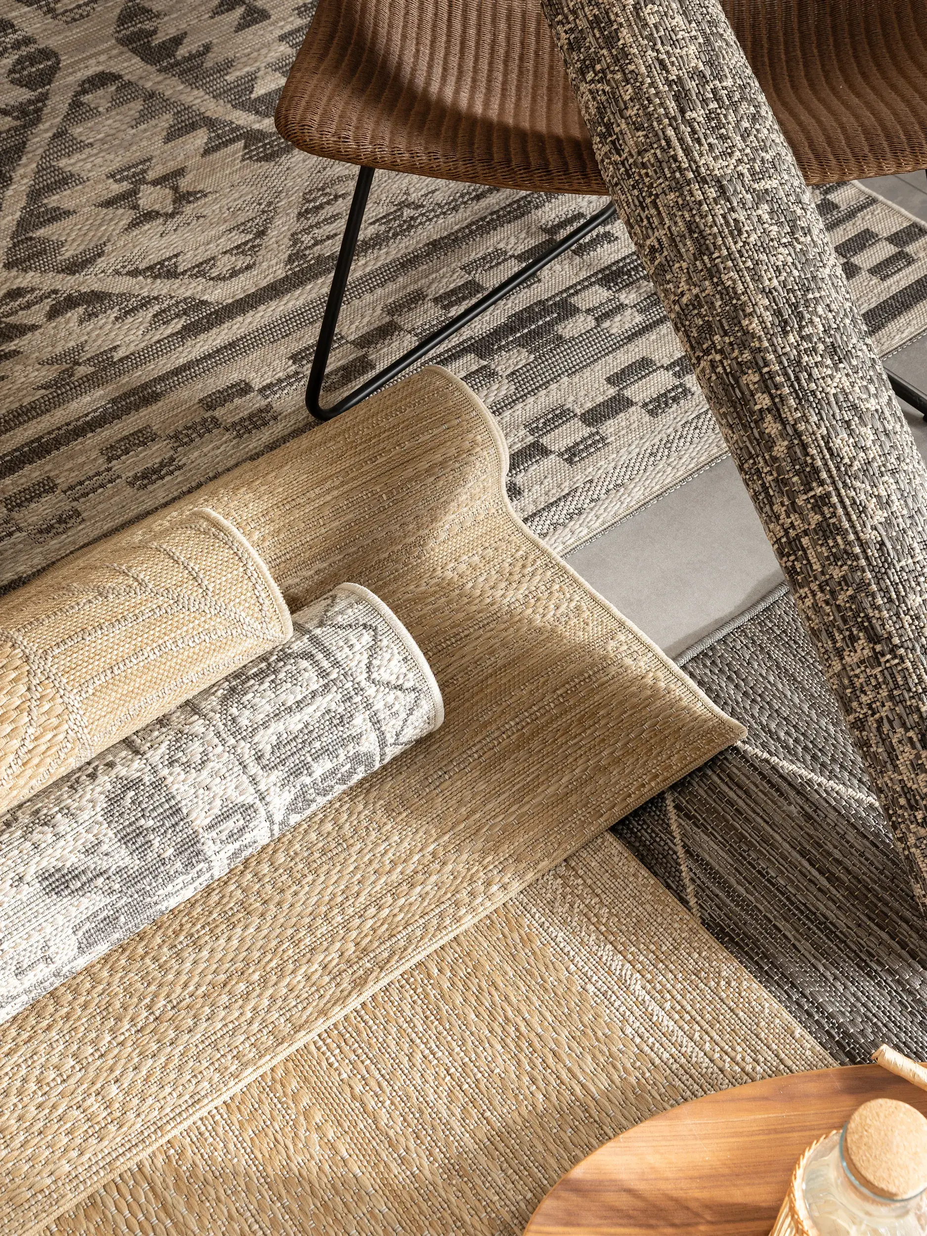Vloerkleed Arena van 100% Polypropyleen in Beige van benuta nest