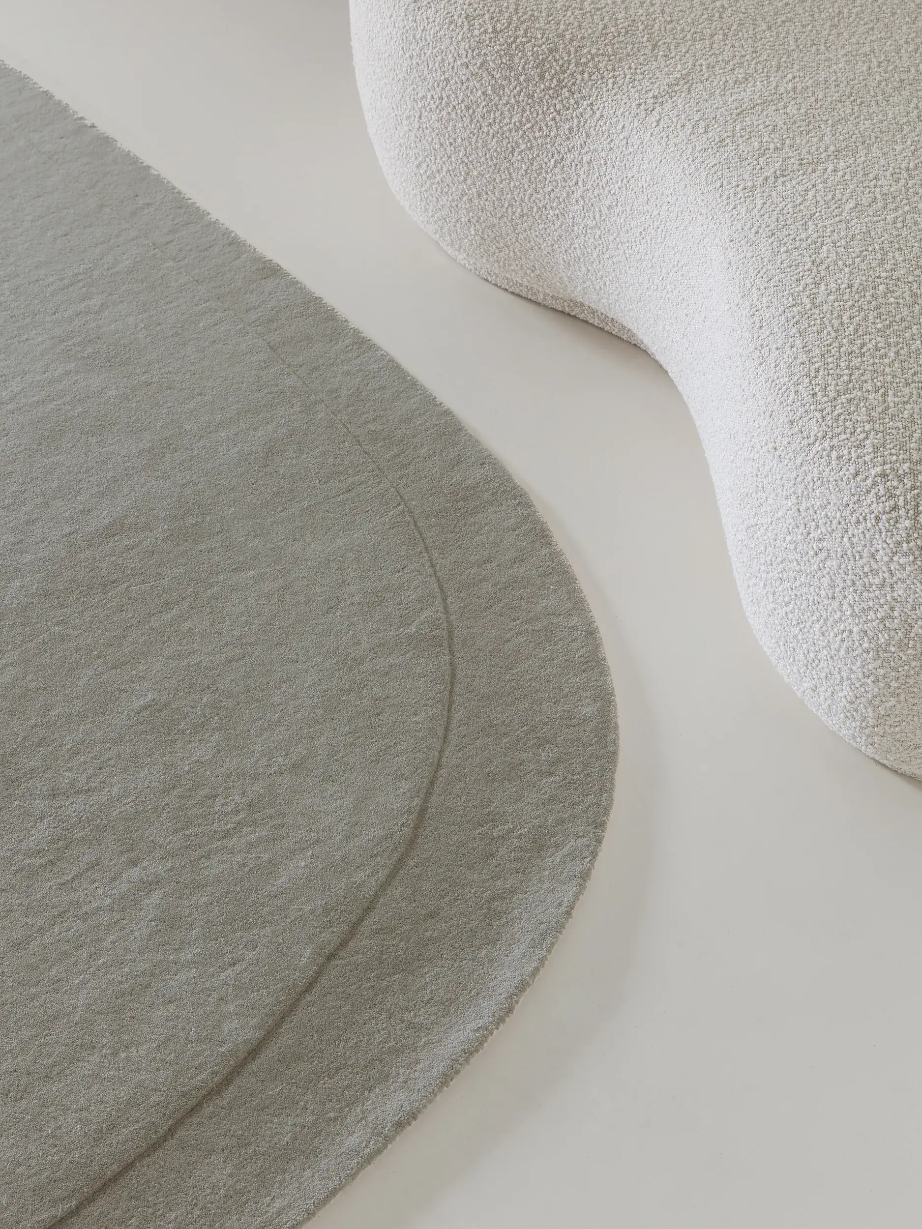 Teppich Shape aus 100% Wolle in  von benuta Pure