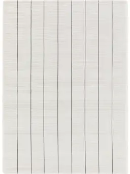 Alfombra de material reciclado Gaia Blanco