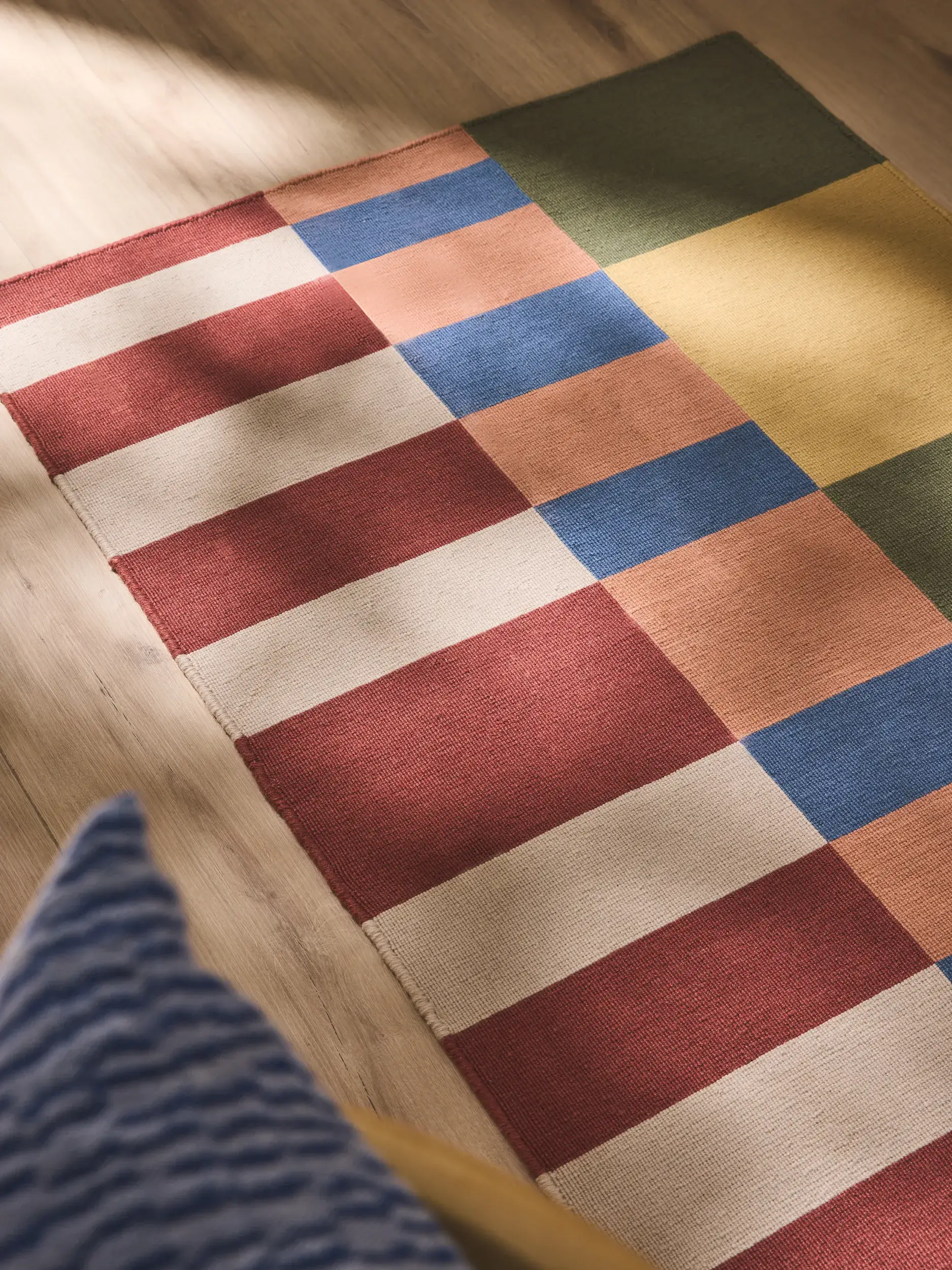 Rug made of 100% Wool in Multicolour with a 100% Wool high pile by benuta Nest