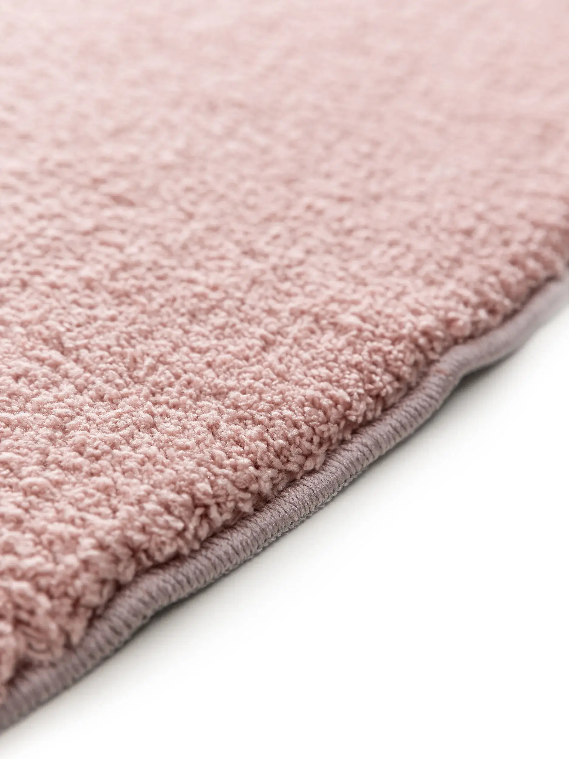 Tapijt van 100% Polyester in Roze met een 100% Polyester hoge pool van benuta POP
