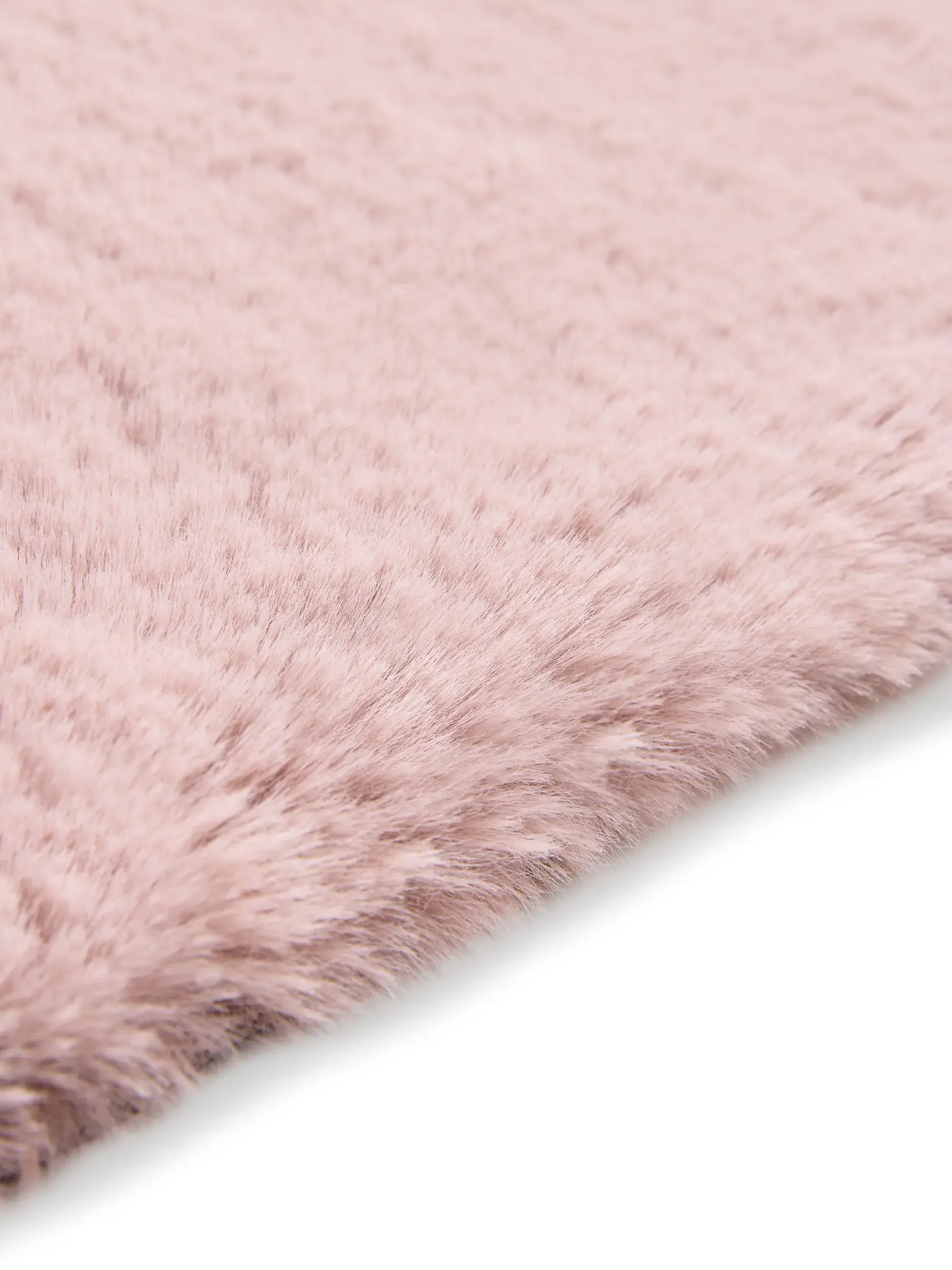Teppich aus 100% Polyester in Rosa mit 100% Polyester hohem Flor von benuta Nest
