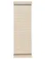 Tapis de couloir en laine Bahati Noir & Blanc
