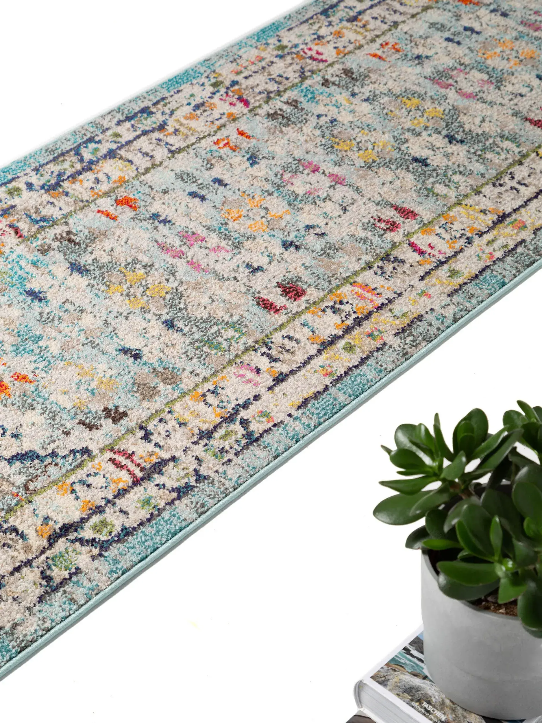 Teppich Casa aus 100% Polypropylen in Blue von benuta Nest