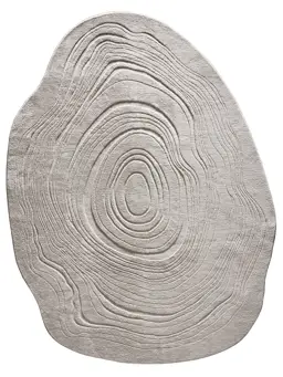 Waschbarer Teppich Pam Grau