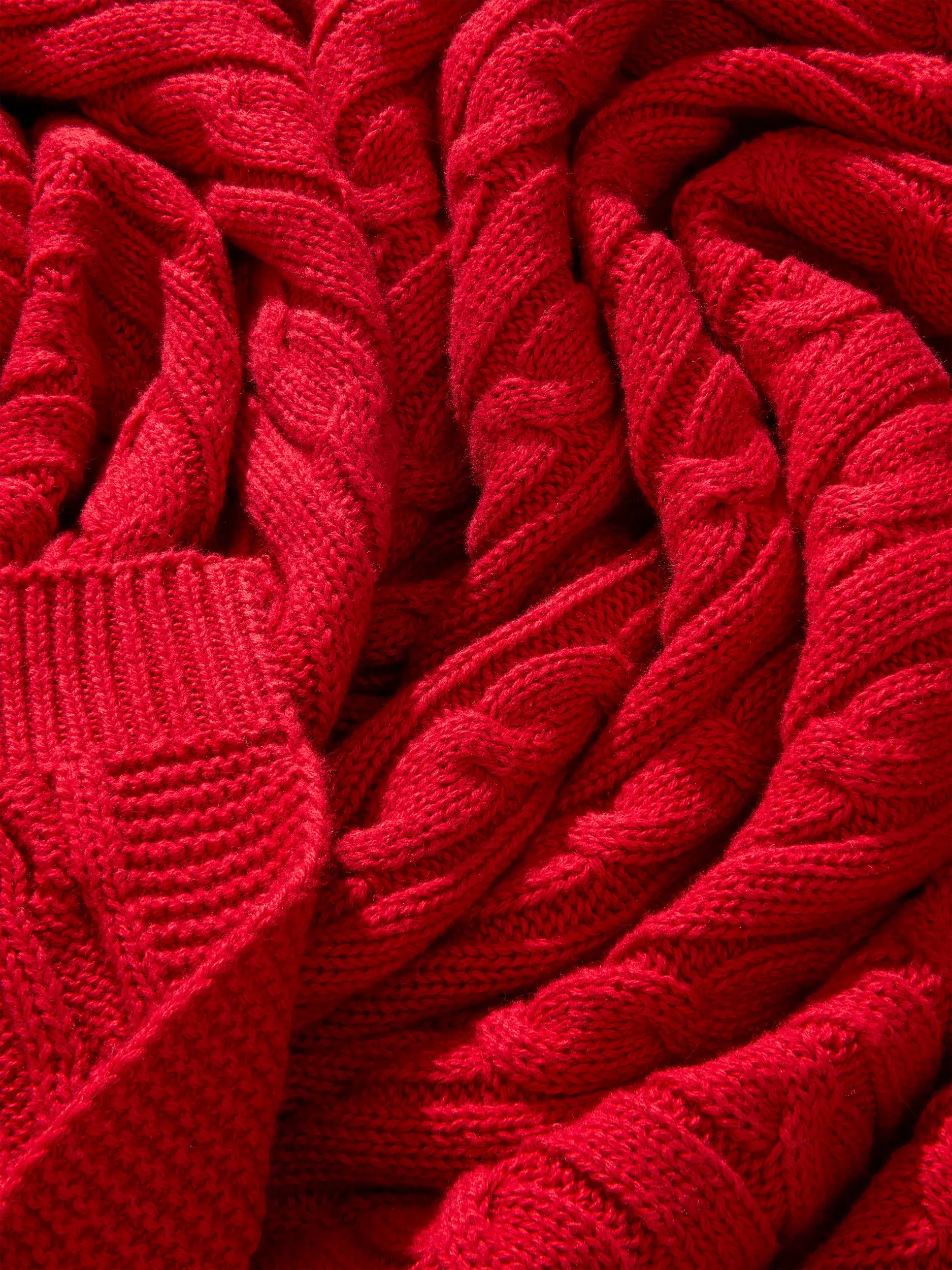 Coperta natalizia Classic Rosso di benuta