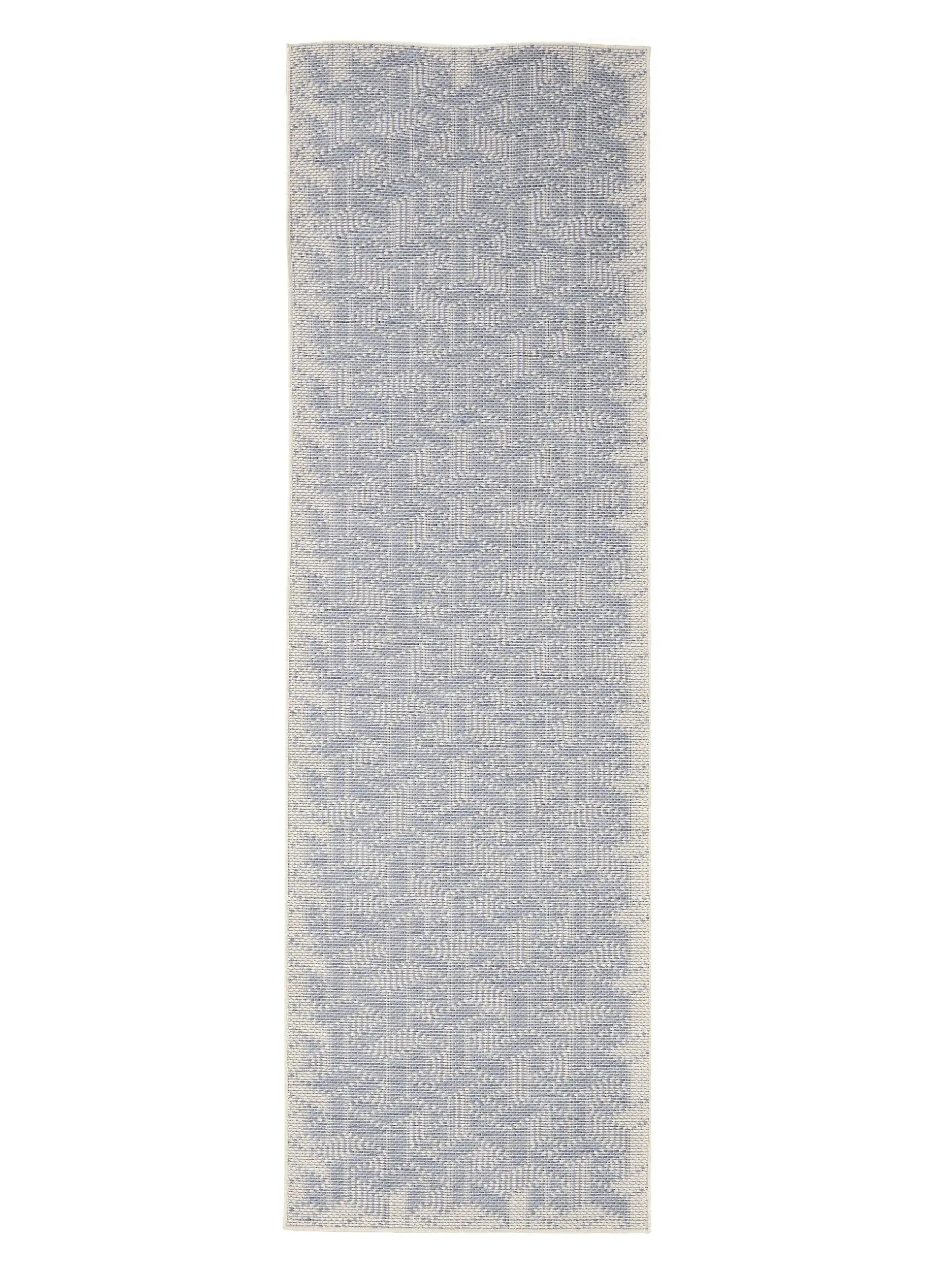 Rug made of 100% Polypropylen in Blue with a 100% Polypropylen high pile by benuta Nest