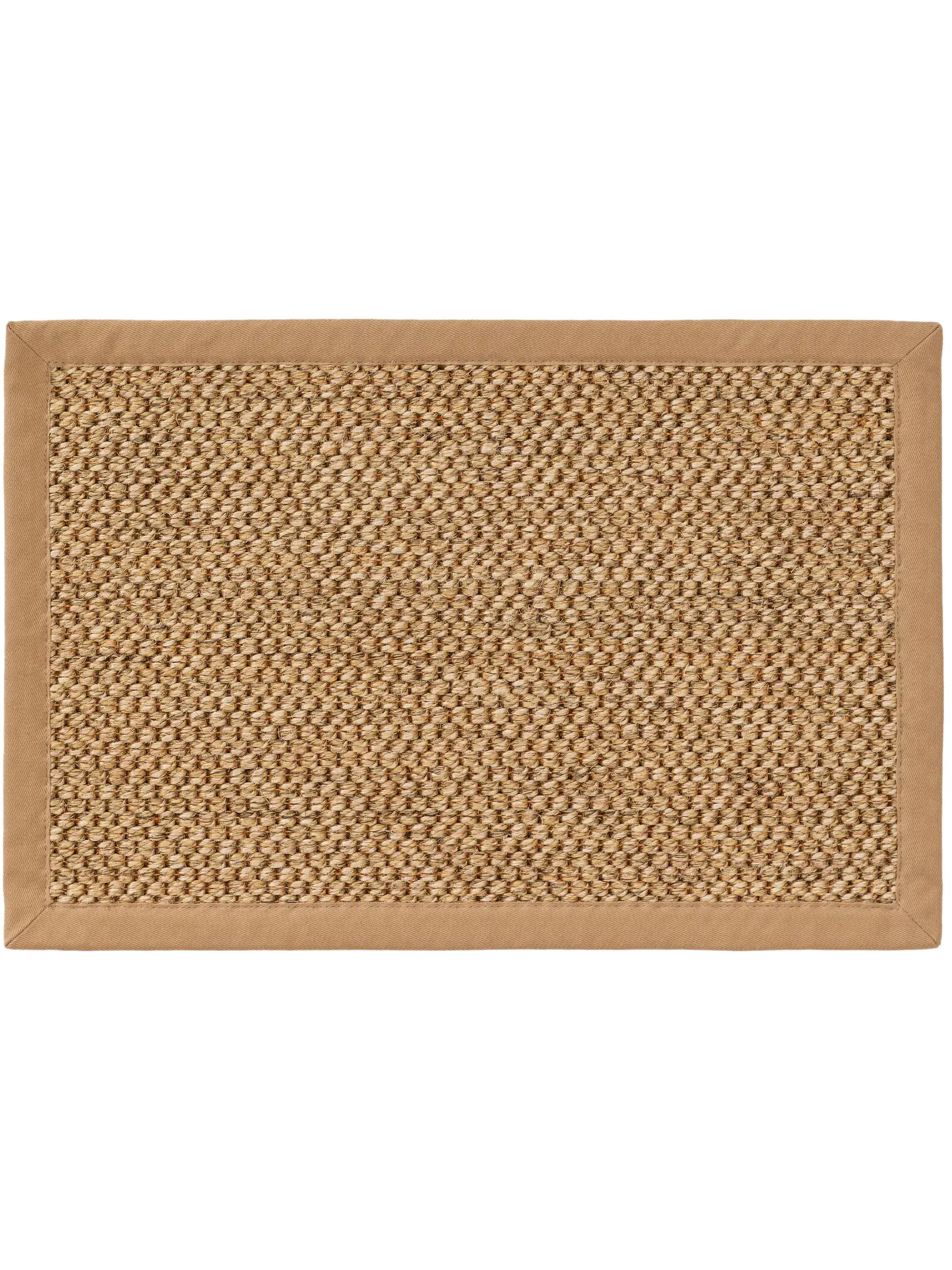 Fußmatte Greta Cream im Design Bordüre aus 100% Sisal von benuta Pure