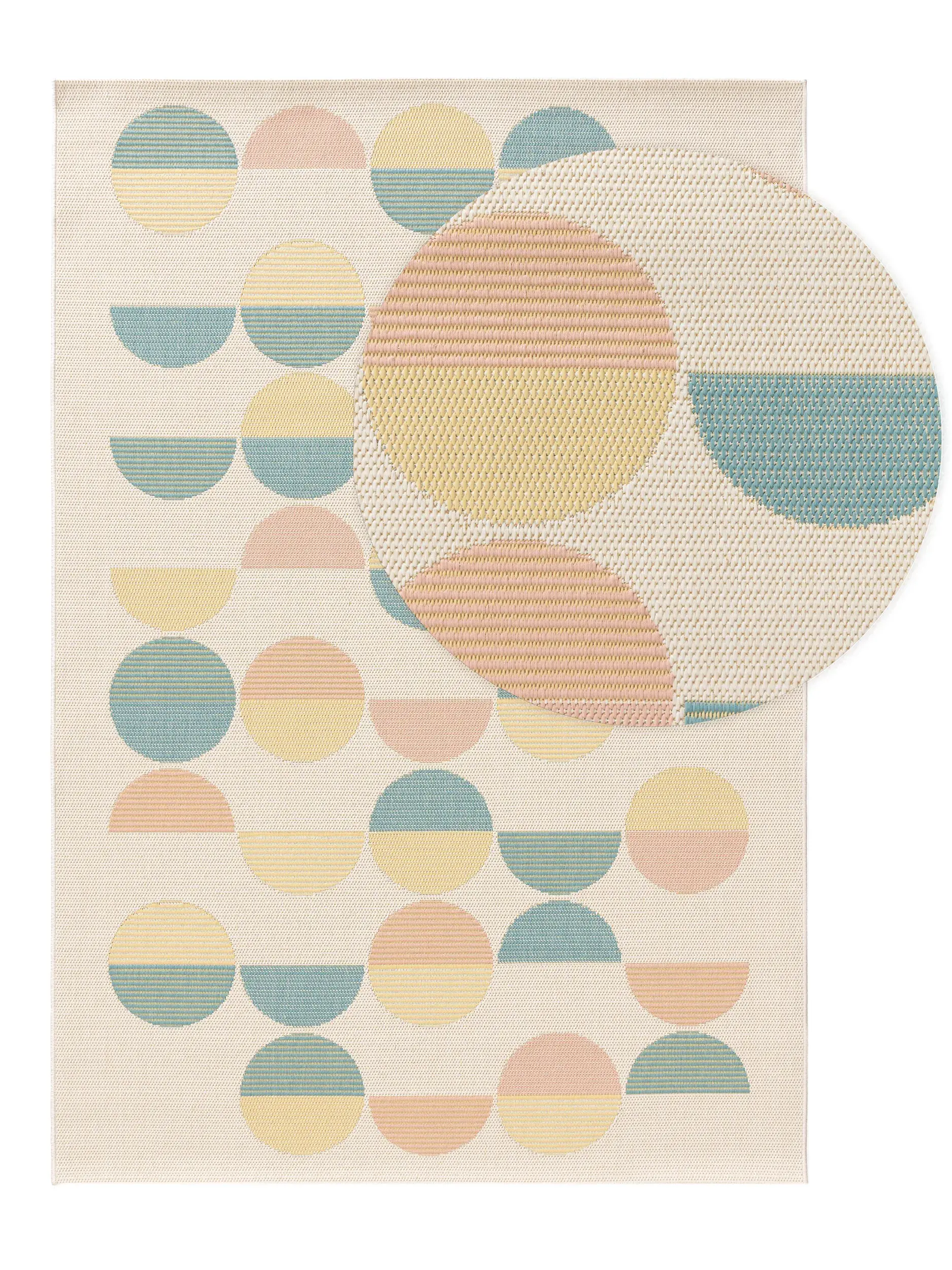 Tapis en 100% Polypropylène en Multicouleur avec une pile de 100% Polypropylène de hauteur de benuta POP