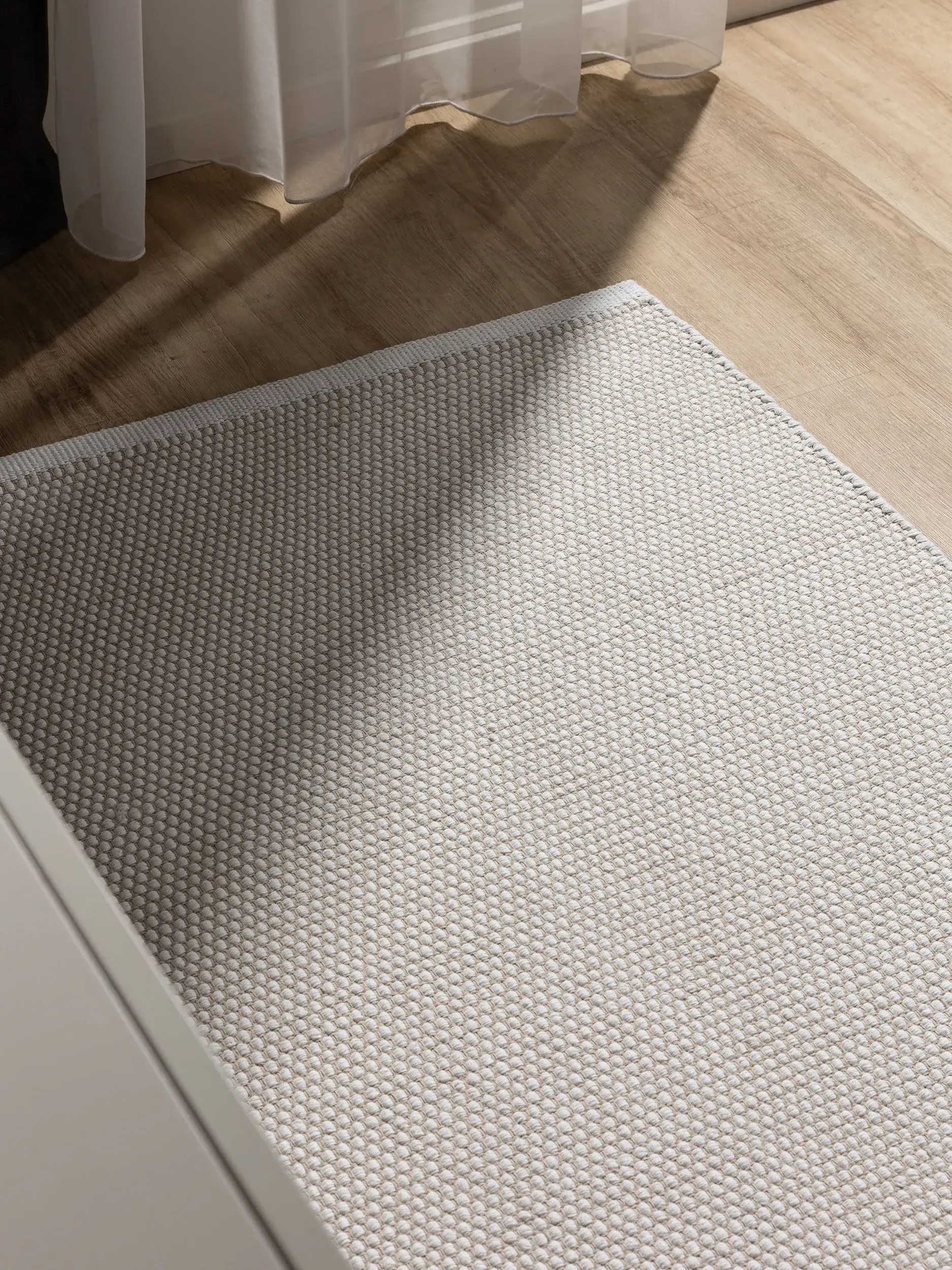 Teppich Ron aus 100% Cotton in Beige von benuta Basic