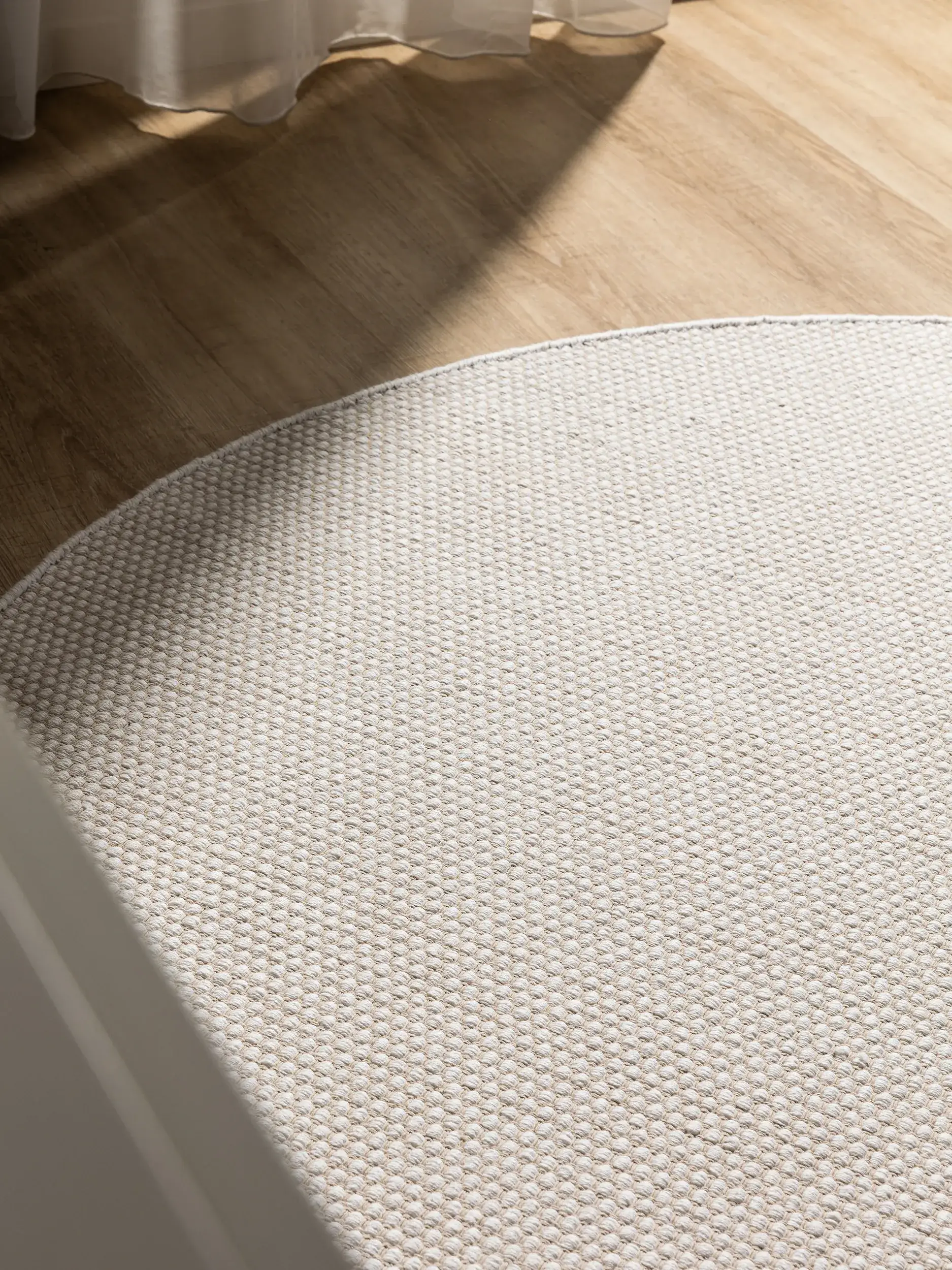 Teppich Ron aus 100% Cotton in Beige von benuta Basic