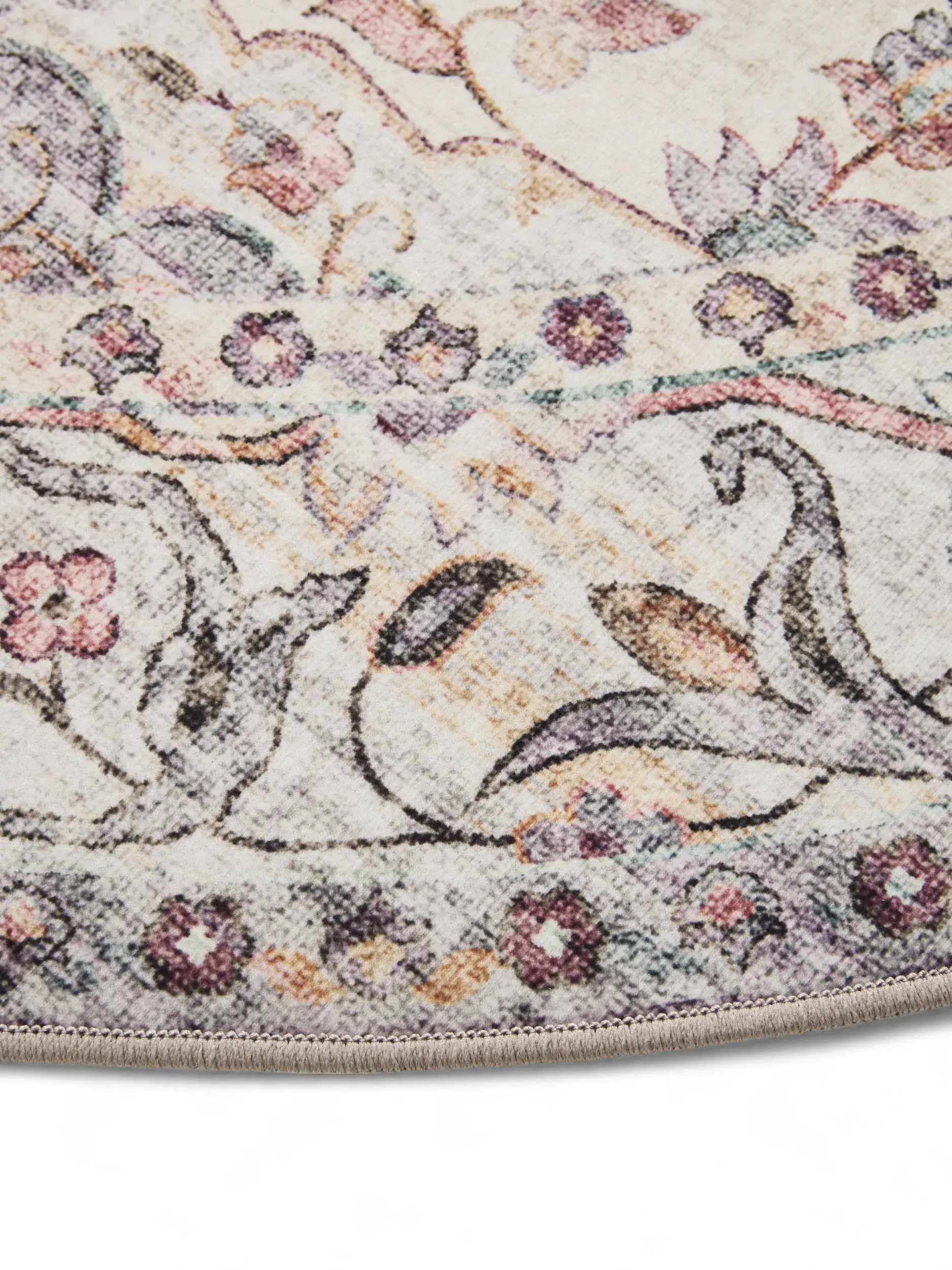 Rug made of 100% Polyester in Multicolour with a 100% Polyester high pile by benuta Basic