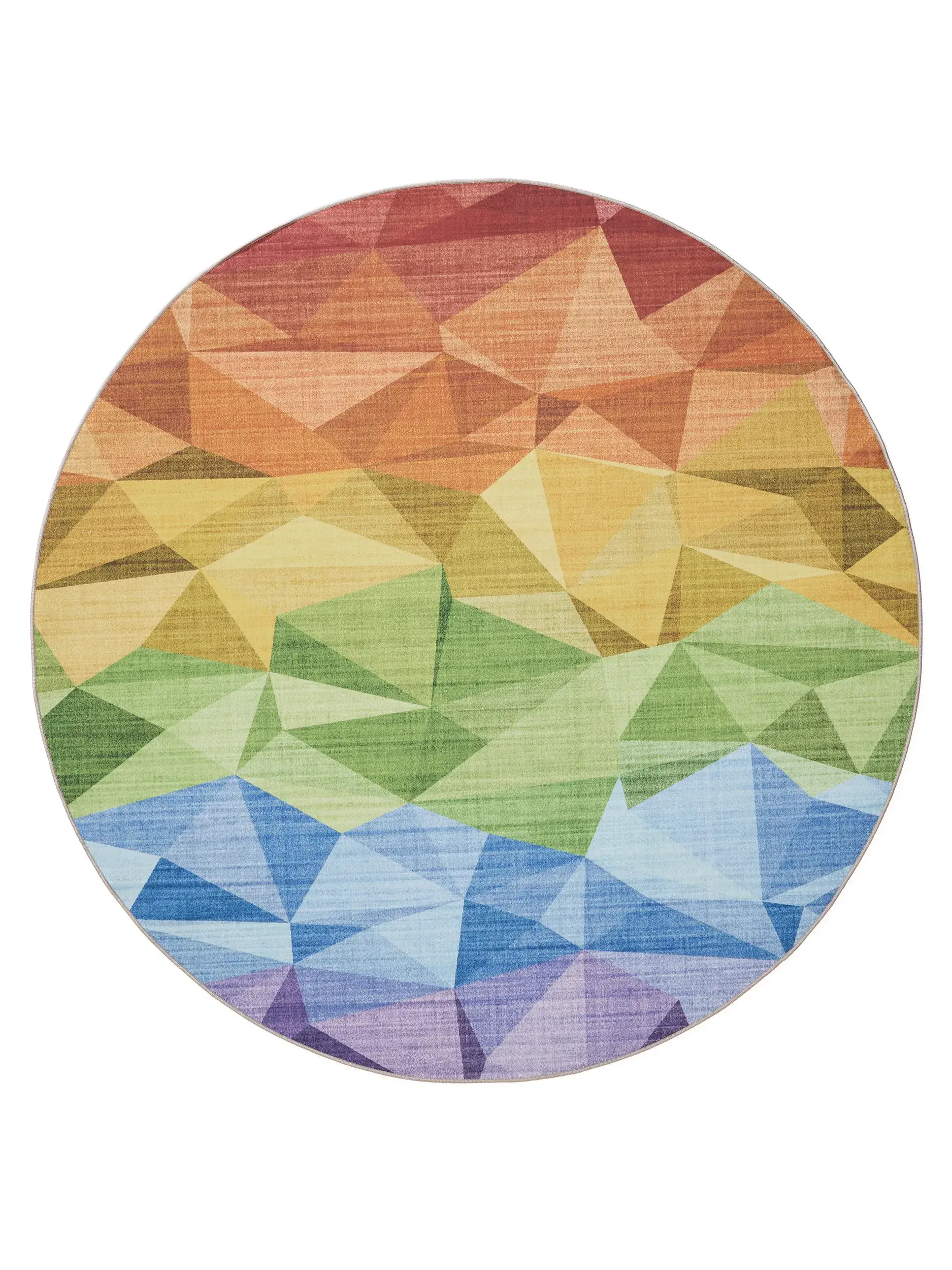 Teppich aus 100% Polyester in Multicolor mit 100% Polyester hohem Flor von benuta Basic