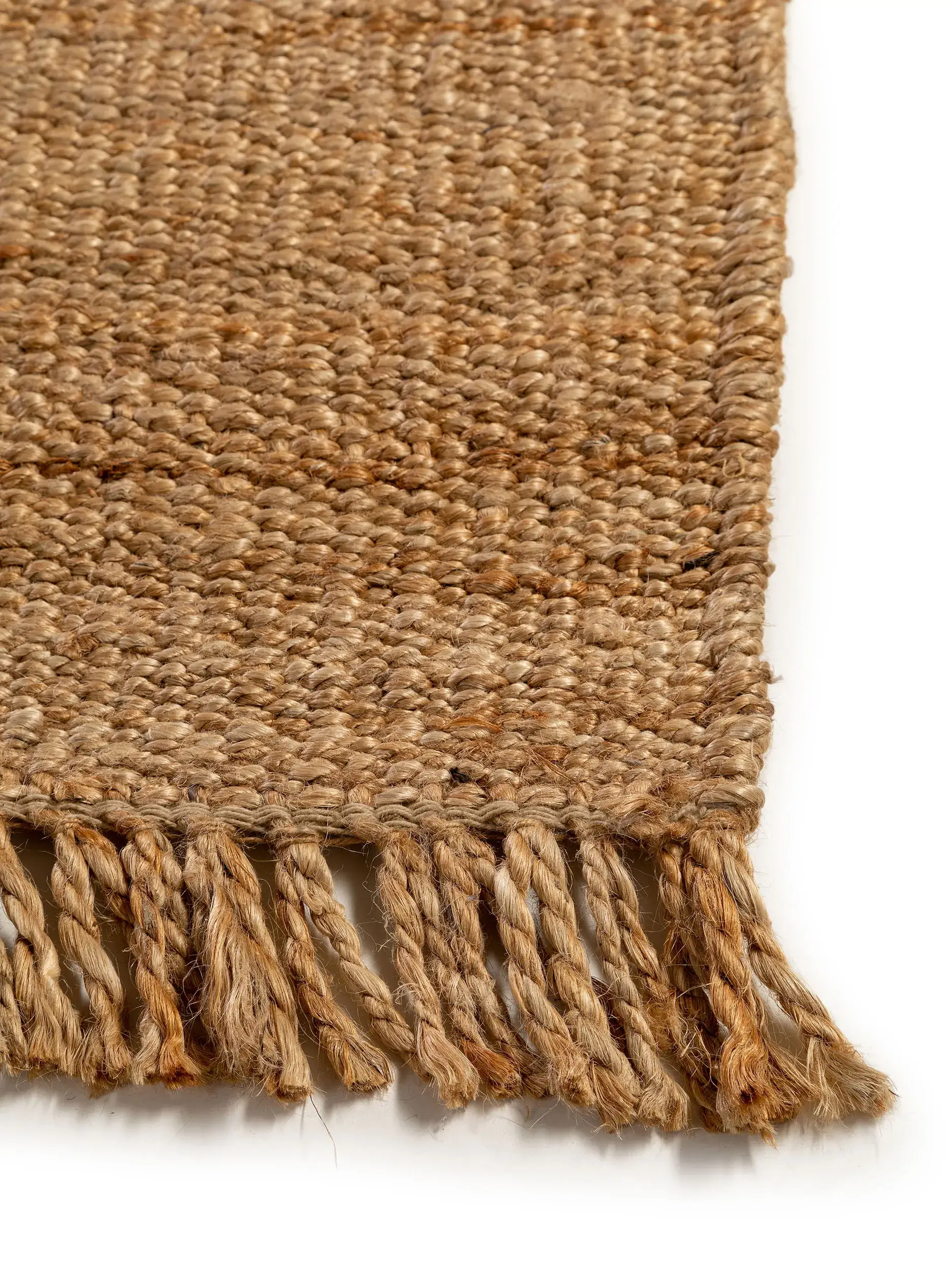 Tapis Jork en 100% Jute en Marron de benuta pure