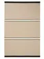Wollteppich Livio Beige/Schwarz