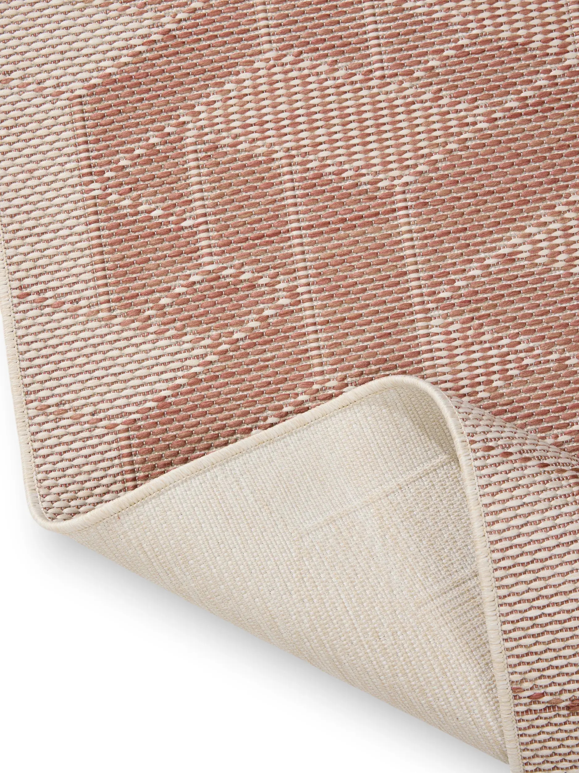 Teppich aus 100% Polypropylen in Braun mit 100% Polypropylen hohem Flor von benuta Nest