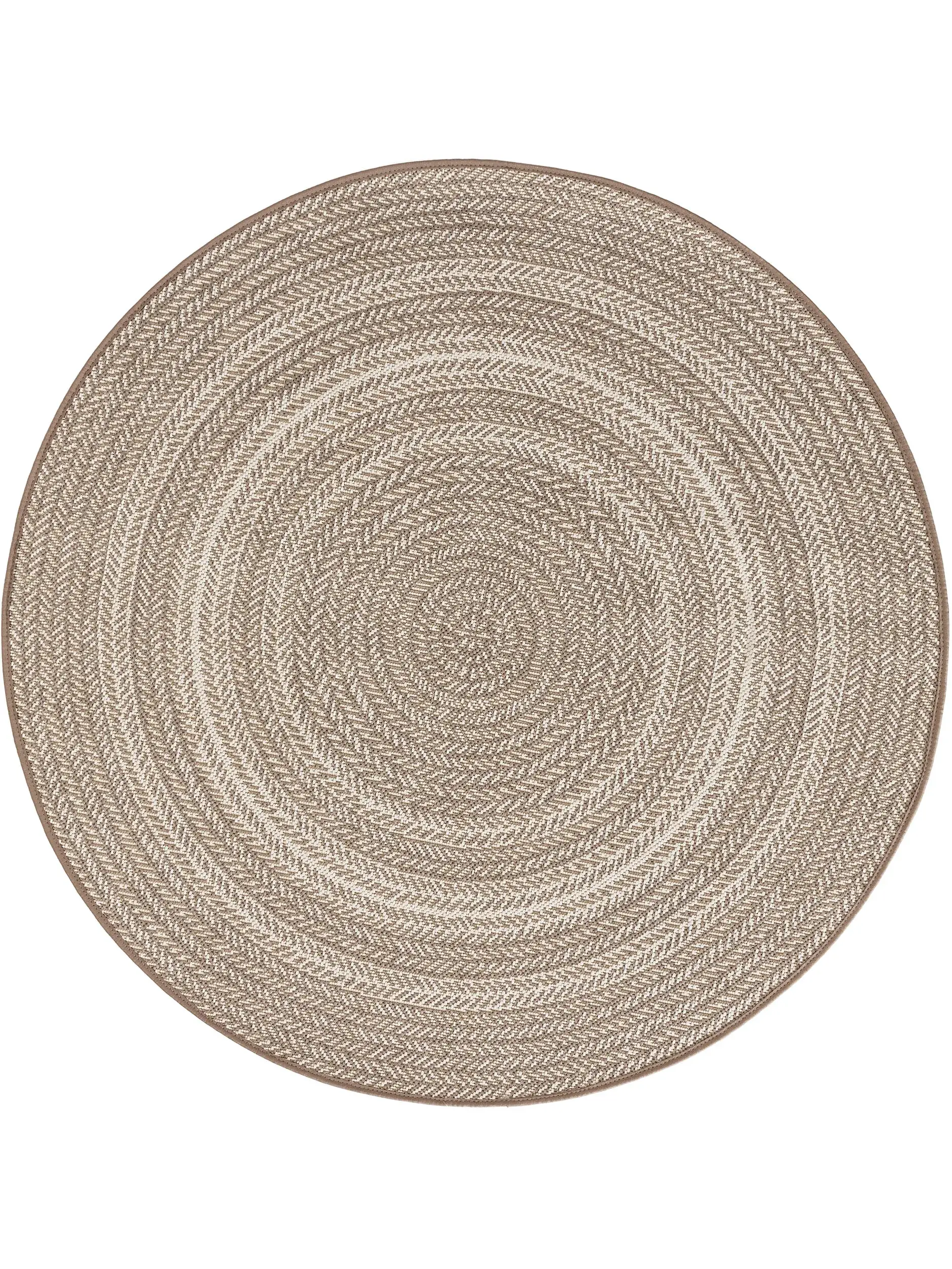 Teppe av 100% Polypropylen i Beige med 100% Polypropylen høy lugg fra benuta Nest