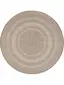In- & Outdoor-Teppich rund Metro Cream/Taupe