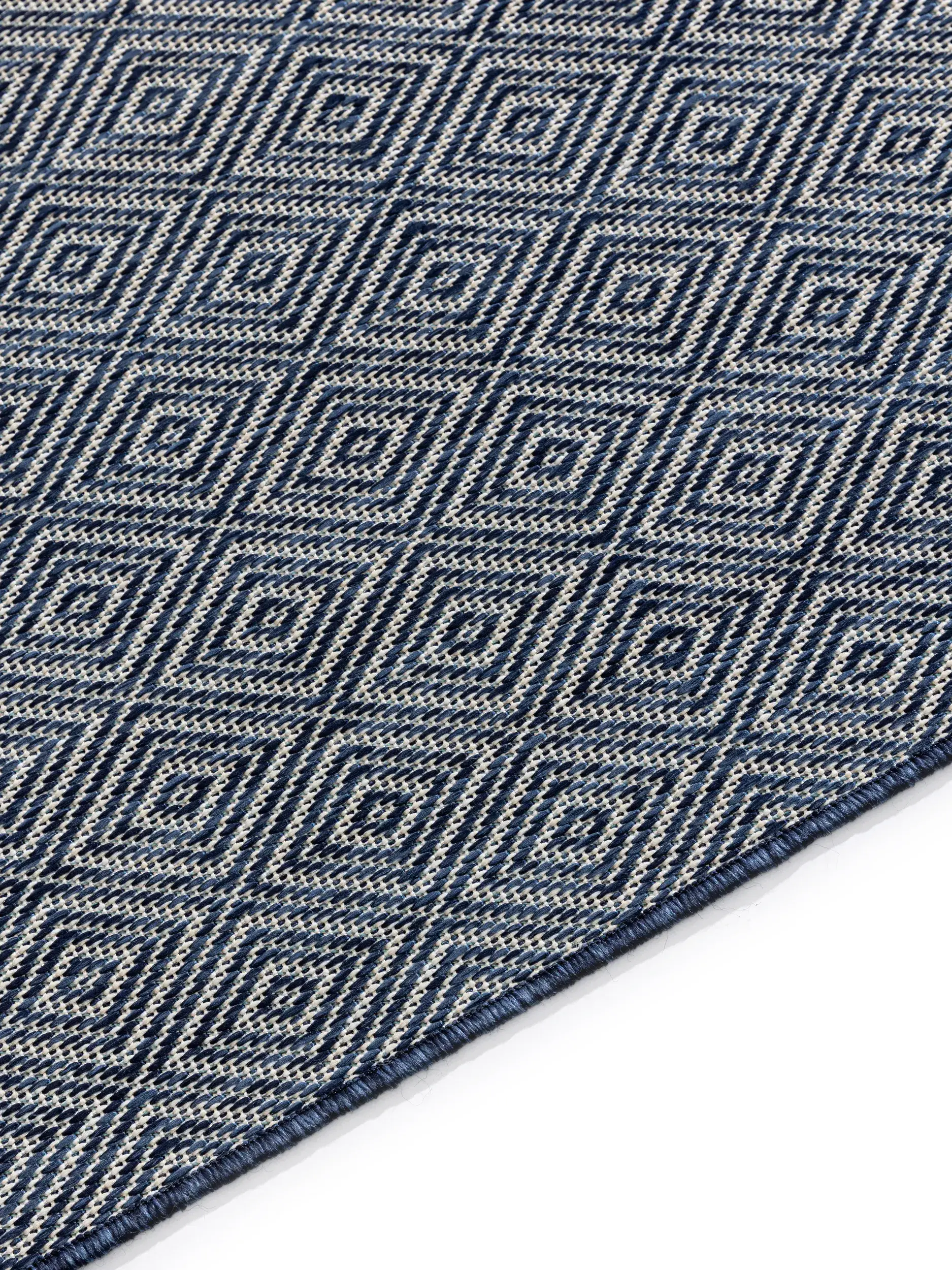 Tapete de 100% Polypropylen em Blau com pelo de 100% Polypropylen de altura da benuta Basic