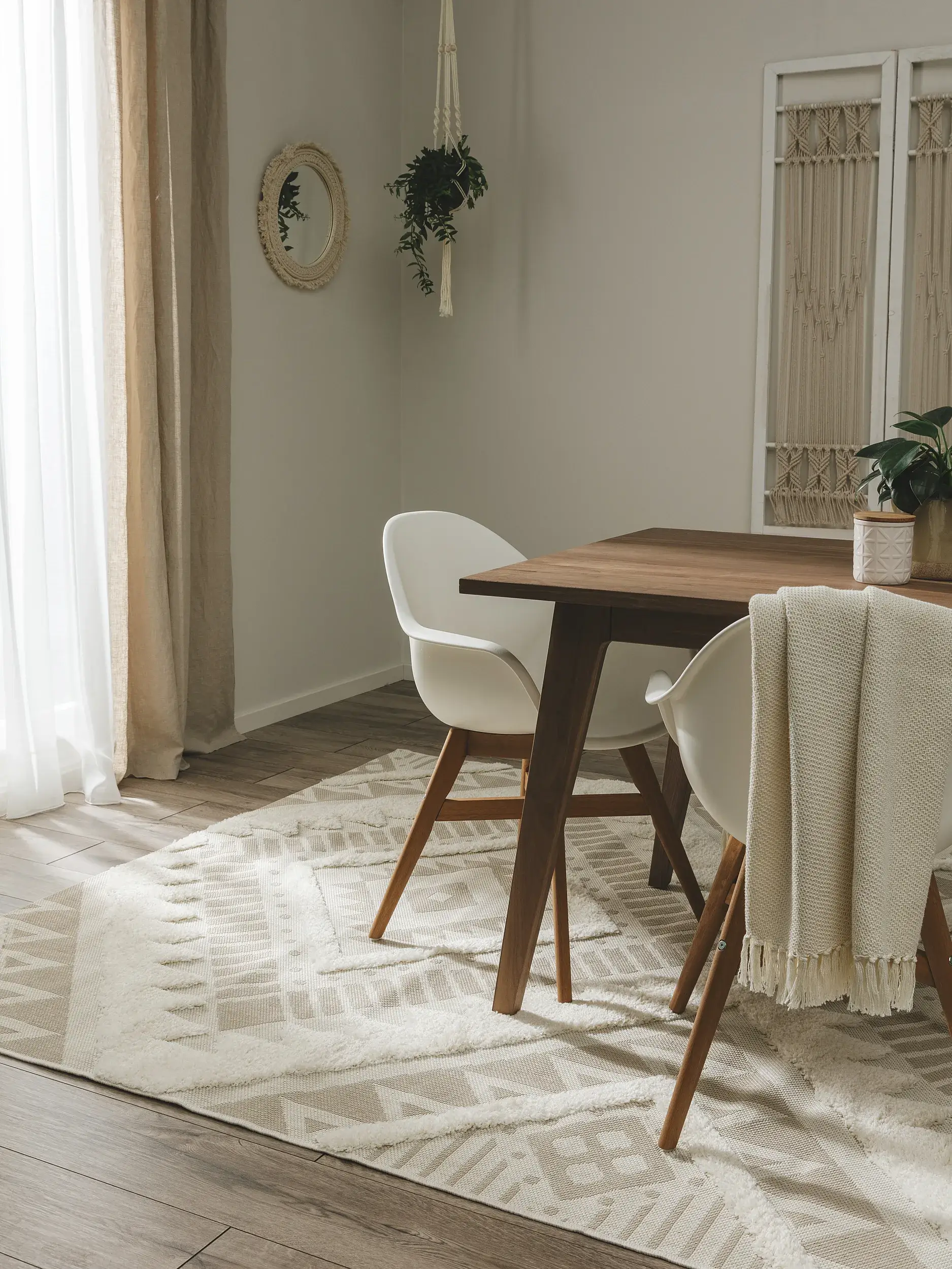 Tapis Carlo en 100% Polypropylène en Beige de benuta POP