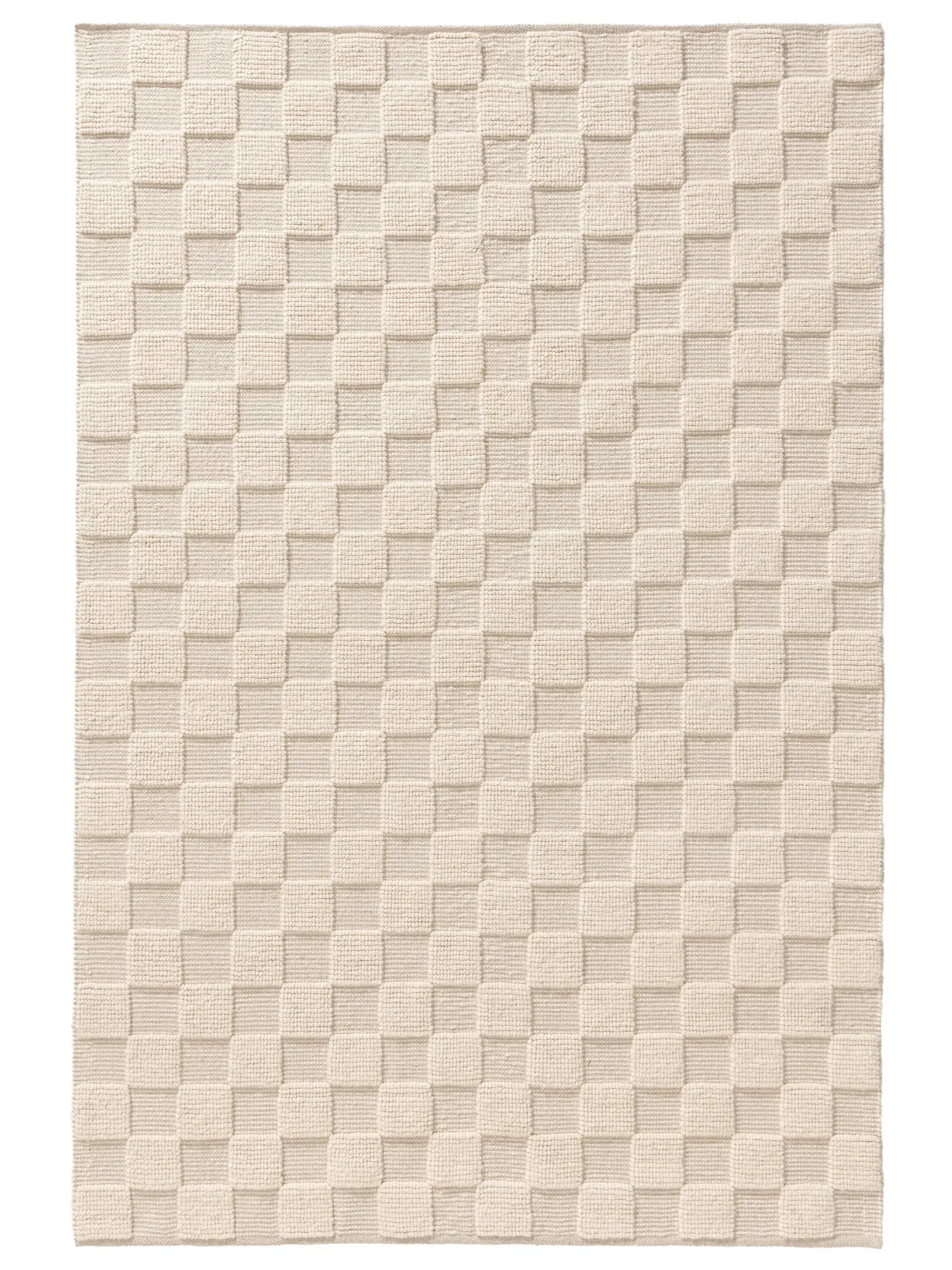 Alfombra de 60% Lana, 40% Algodón en Beige con un pelo de {{Placeholder_Pile Height}} de altura de benuta pure