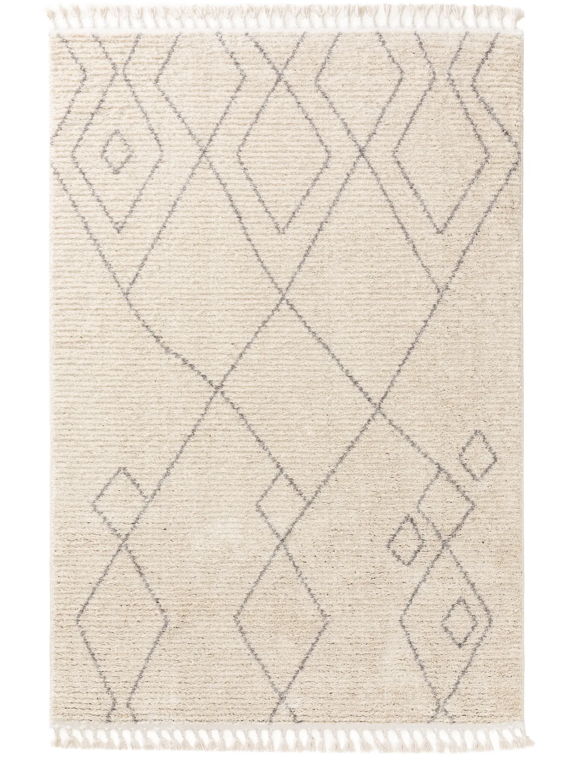 Teppich Bosse aus 100% Polyester in Beige von benuta Pop