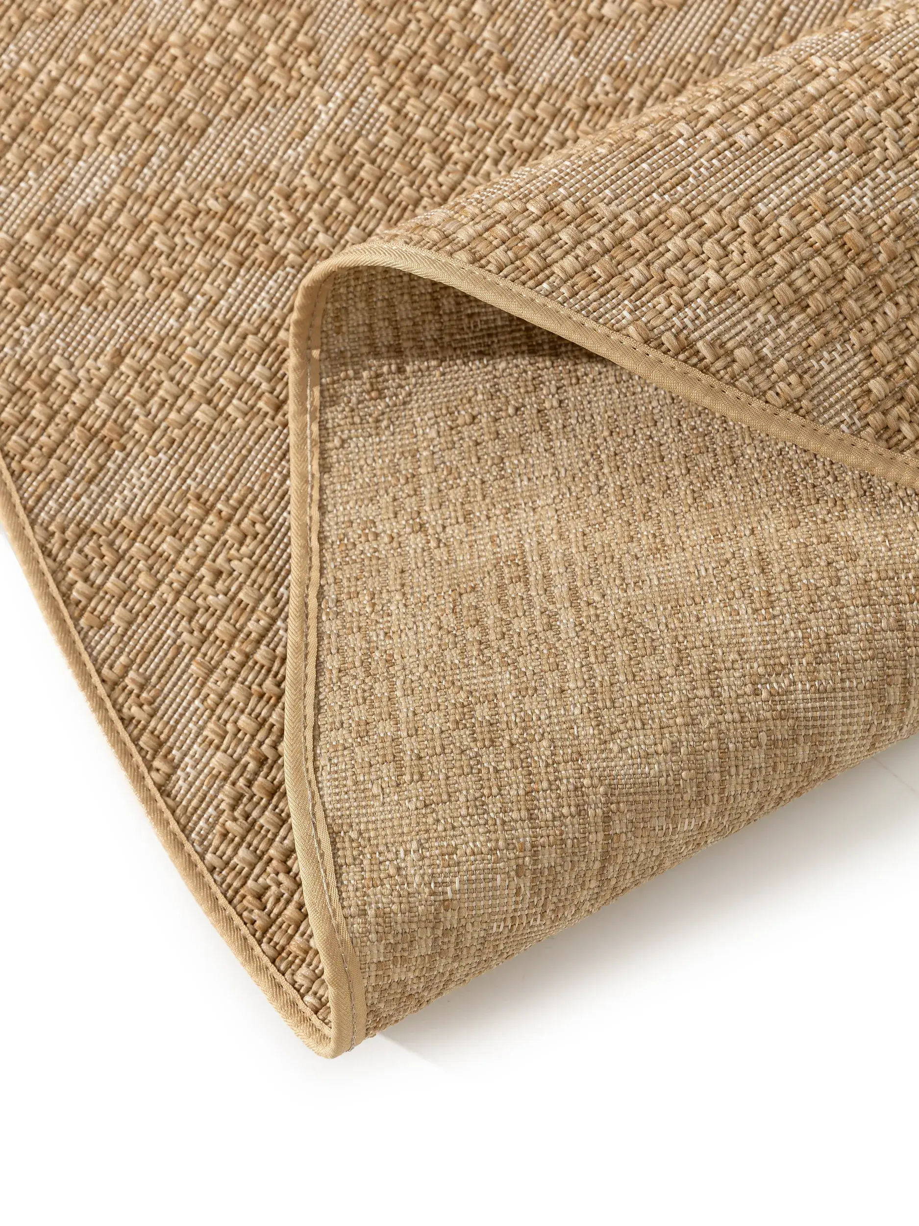 Tapis en 100% Polypropylène en Marron avec une pile de 100% Polypropylène de hauteur de benuta nest