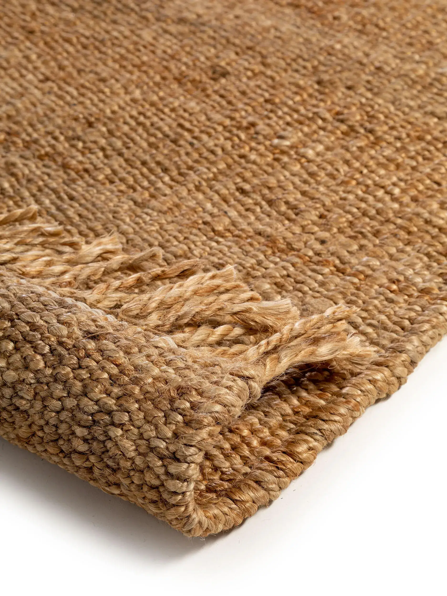 Tapis Jork en 100% Jute en Marron de benuta pure