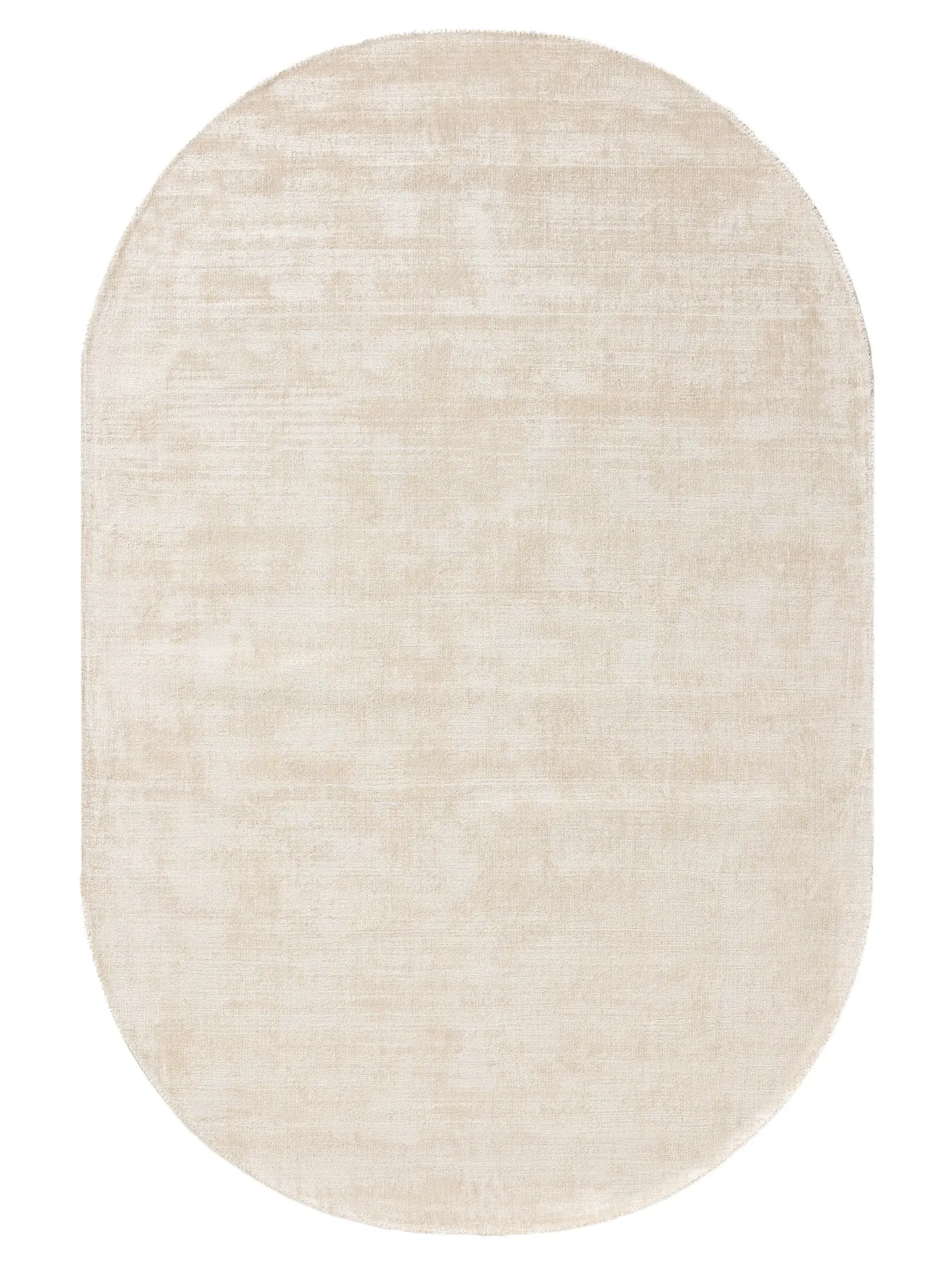 Viskoseteppich Oval Nova Cream von 