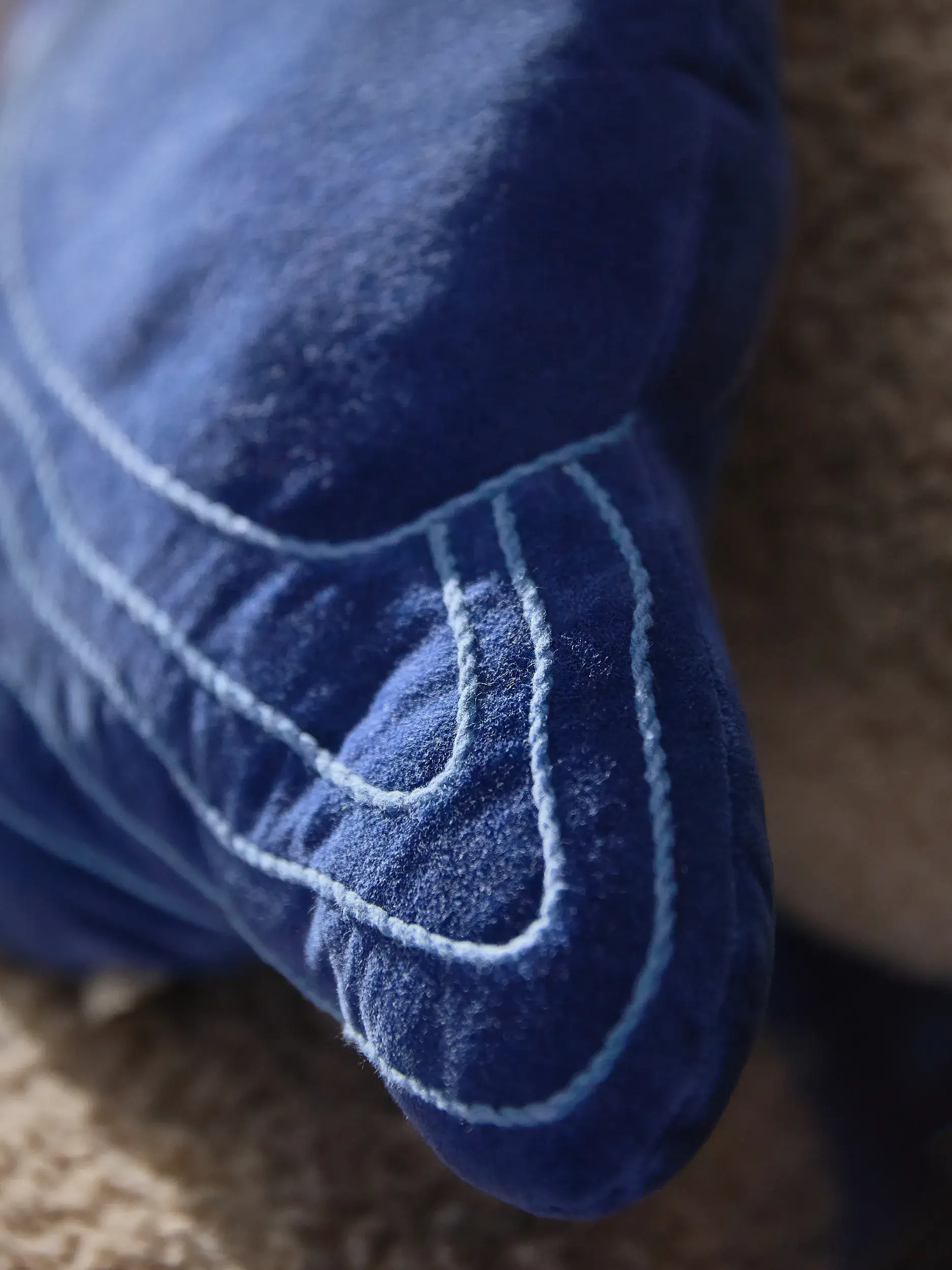 Kissen Alex Blau im Design Kindermotive aus  von Lytte