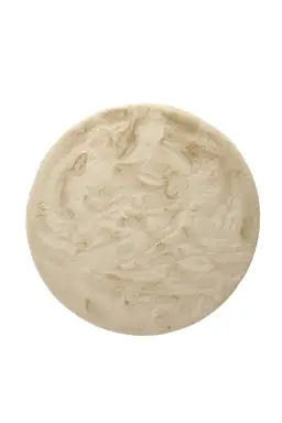 Hoogpolig Rond Vloerkleed Lux Crème