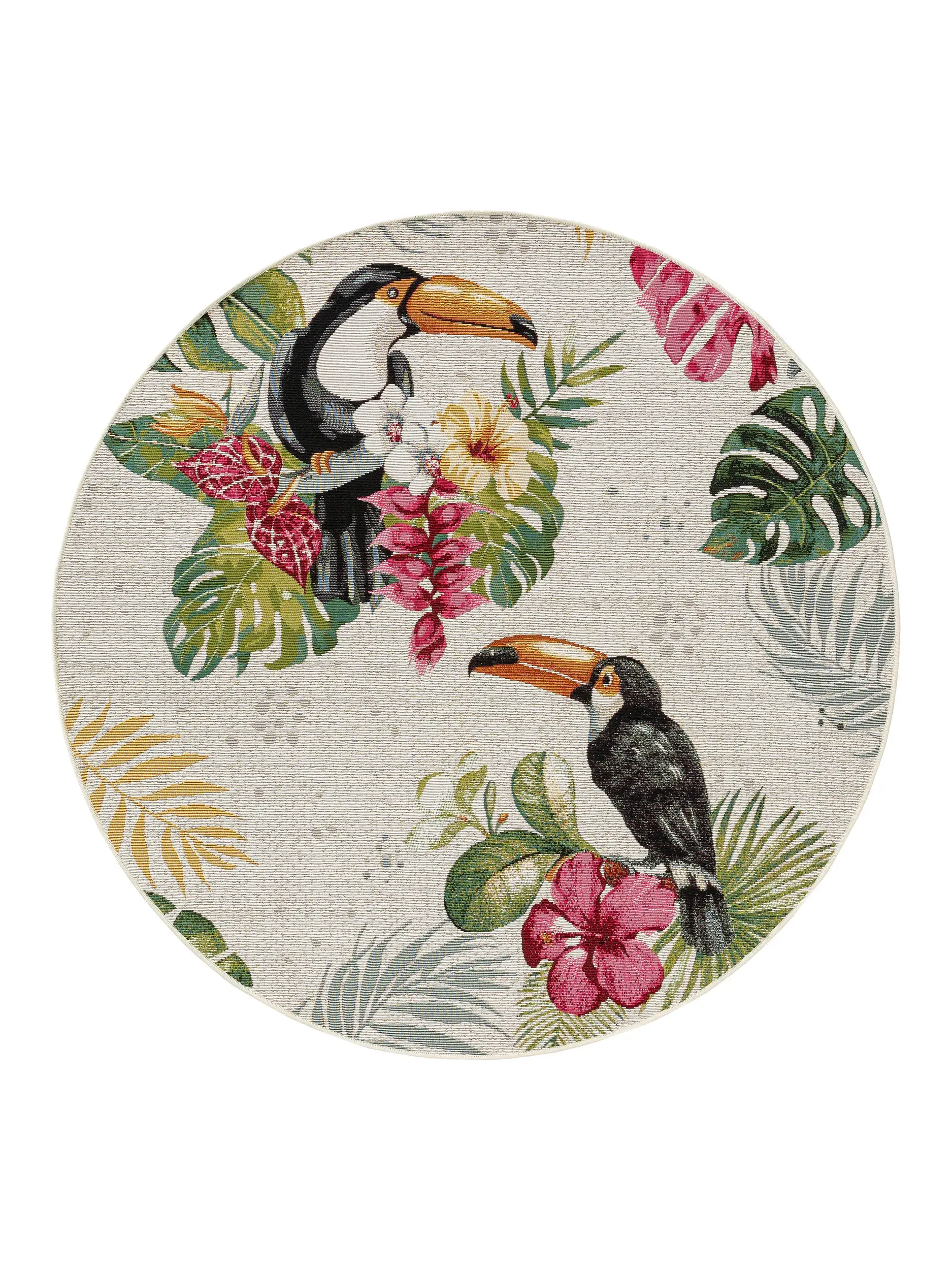Tapis en 76% Polypropylène, 23% Polyester, 1% Latex en Multicouleur avec une pile de 76% Polypropylène, 23% Polyester, 1% Latex de hauteur de benuta nest