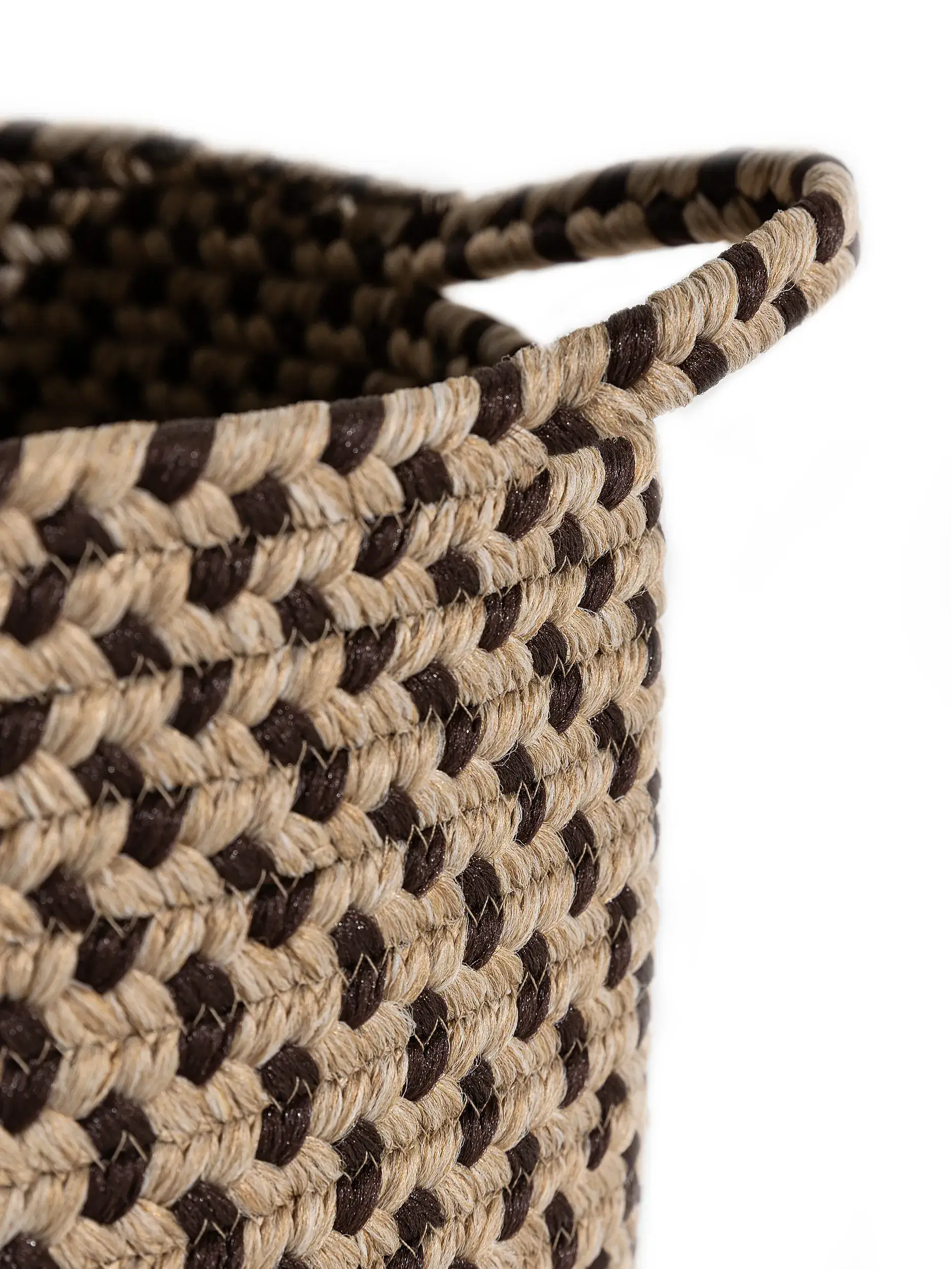 Korb Nandi Beige/Braun im Design  aus  von benuta Nest