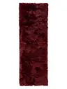 Tappeto a pelo lungo lavabile Nanuk Bordeaux