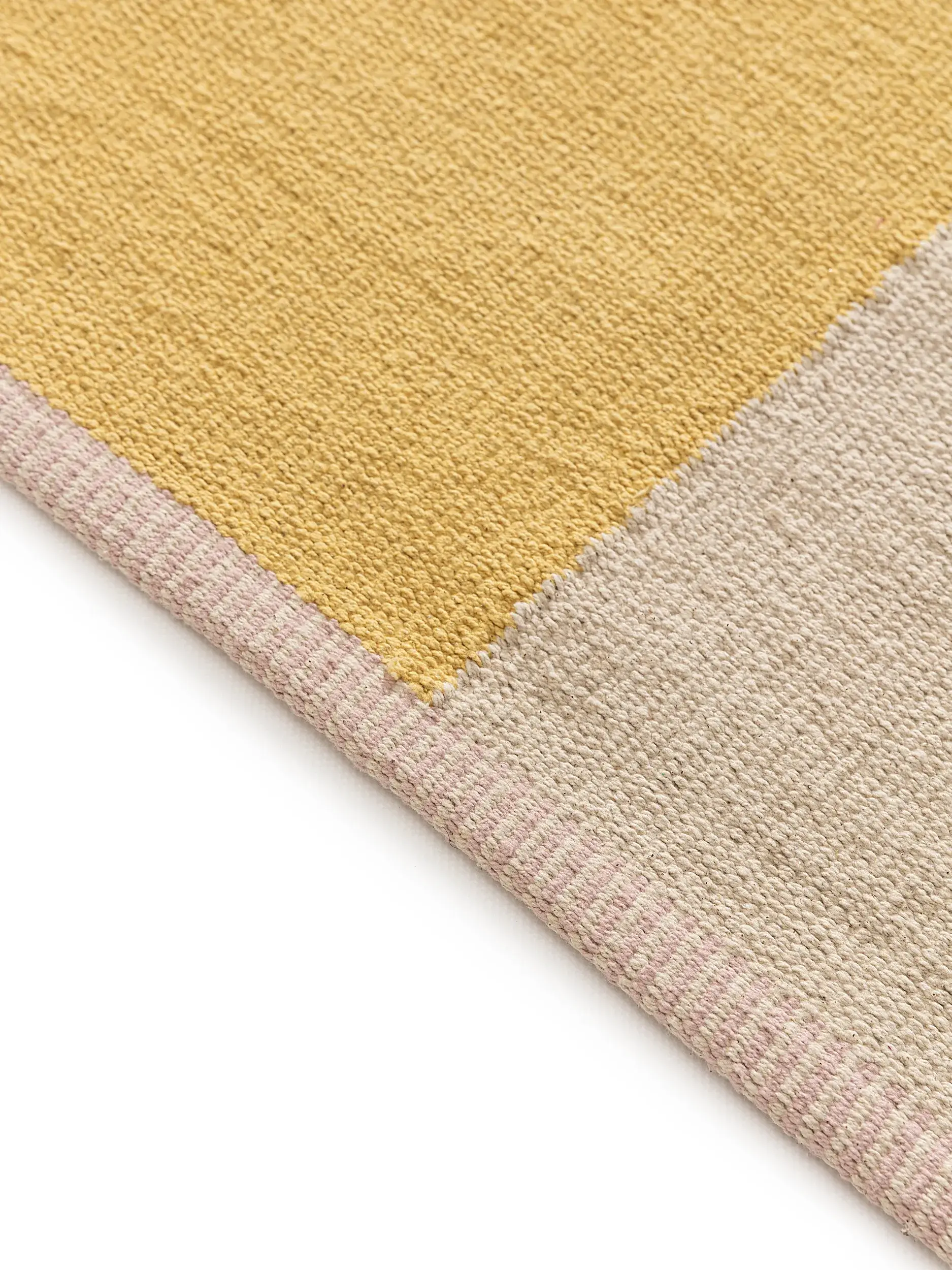 Teppich aus 100% Baumwolle in Multicolor mit 100% Baumwolle hohem Flor von Lytte