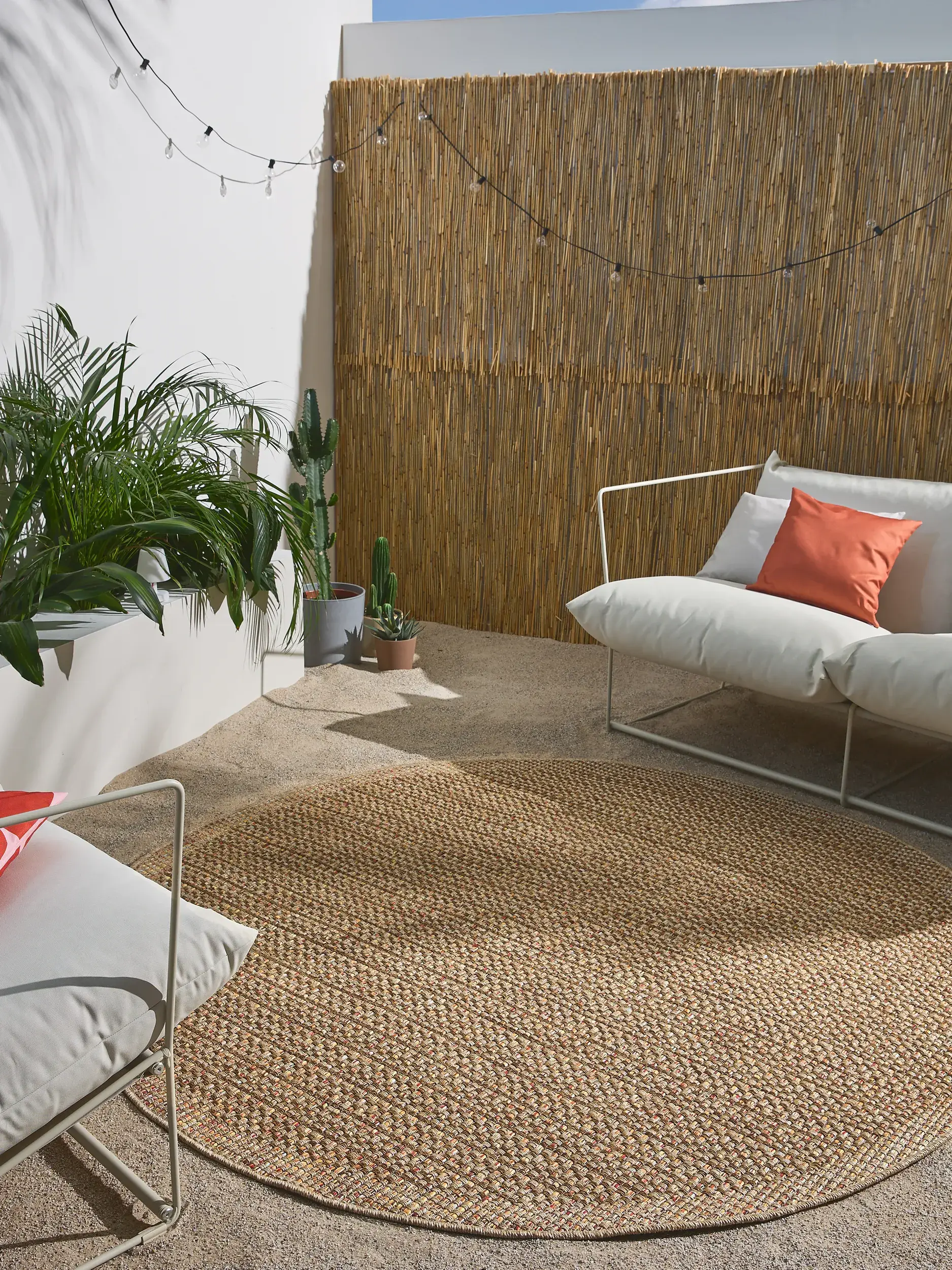 Rug made of 100% Polypropylen in Multicolour with a 100% Polypropylen high pile by benuta Nest