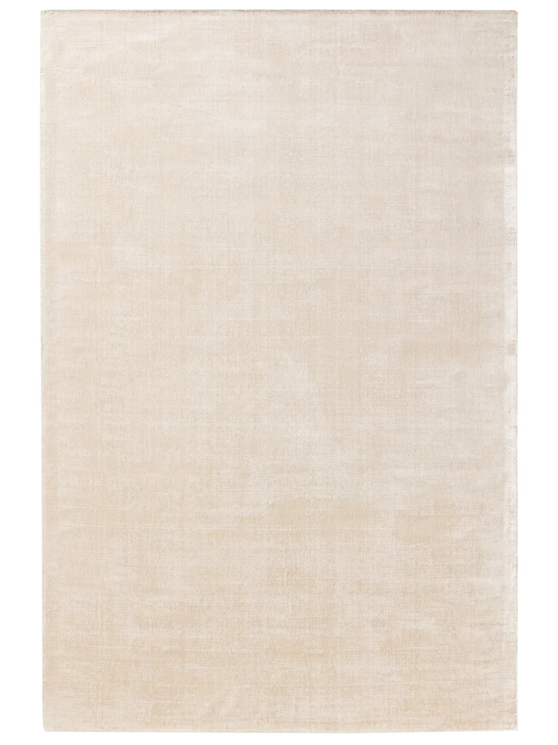 Tapis en 100% Viscose en Beige avec une pile de 100% Viscose de hauteur de benuta pure
