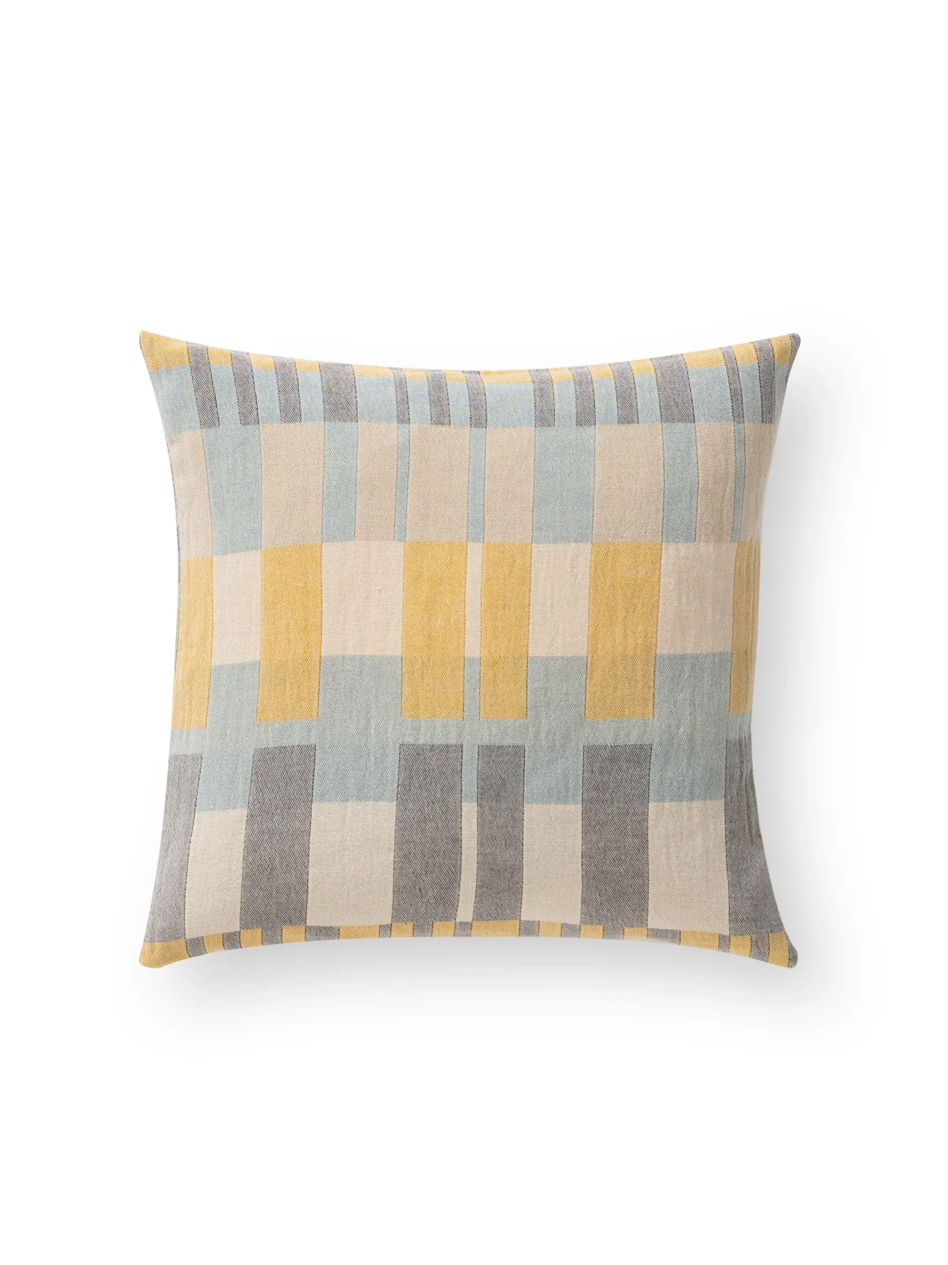 Kissenbezug Nico Multicolor/Gelb im Design Geometrisch aus 100% Baumwolle von benuta Pop