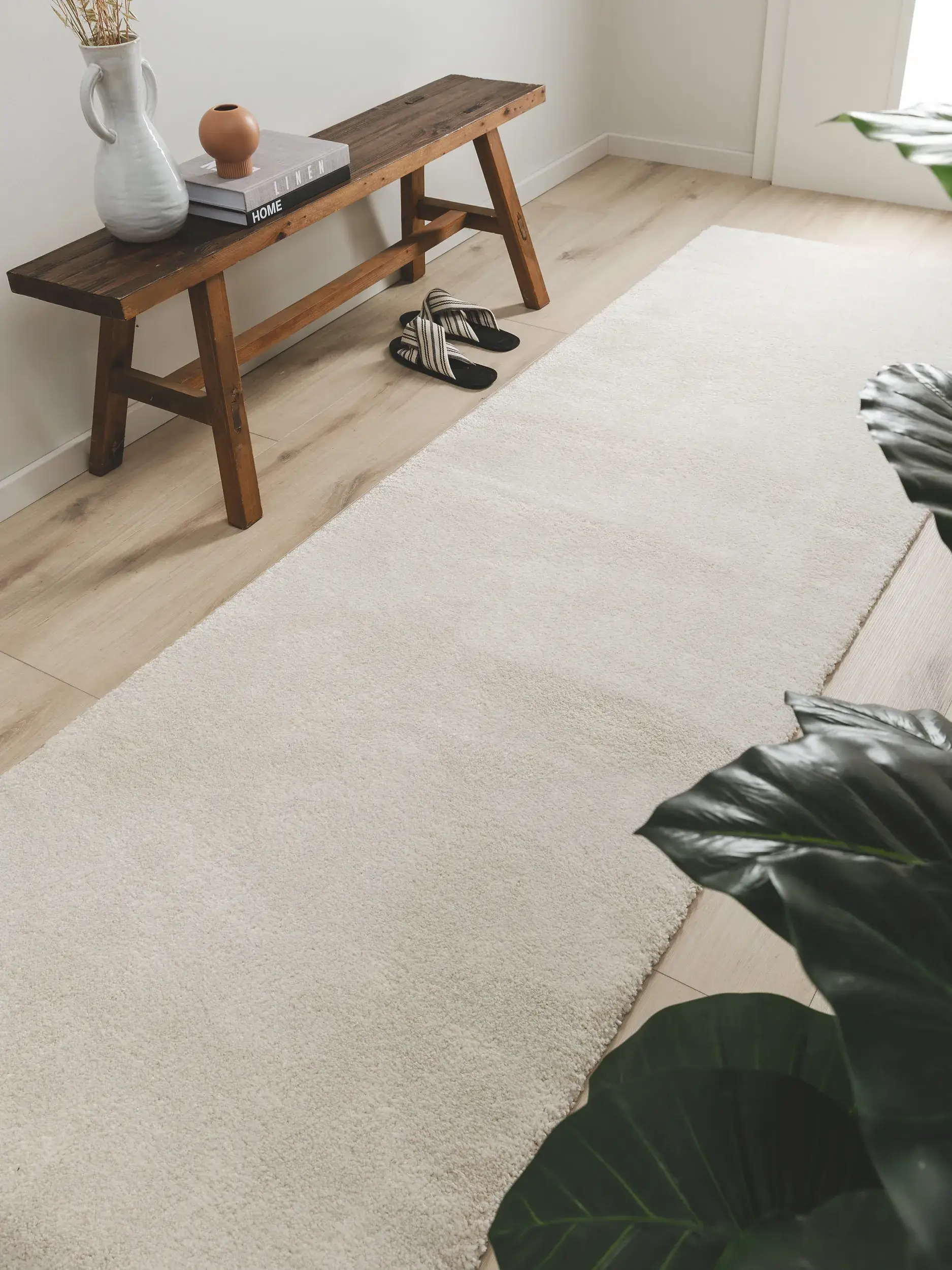 Tapete de 100% Polypropylen em Beige com pelo de 100% Polypropylen de altura da benuta Nest