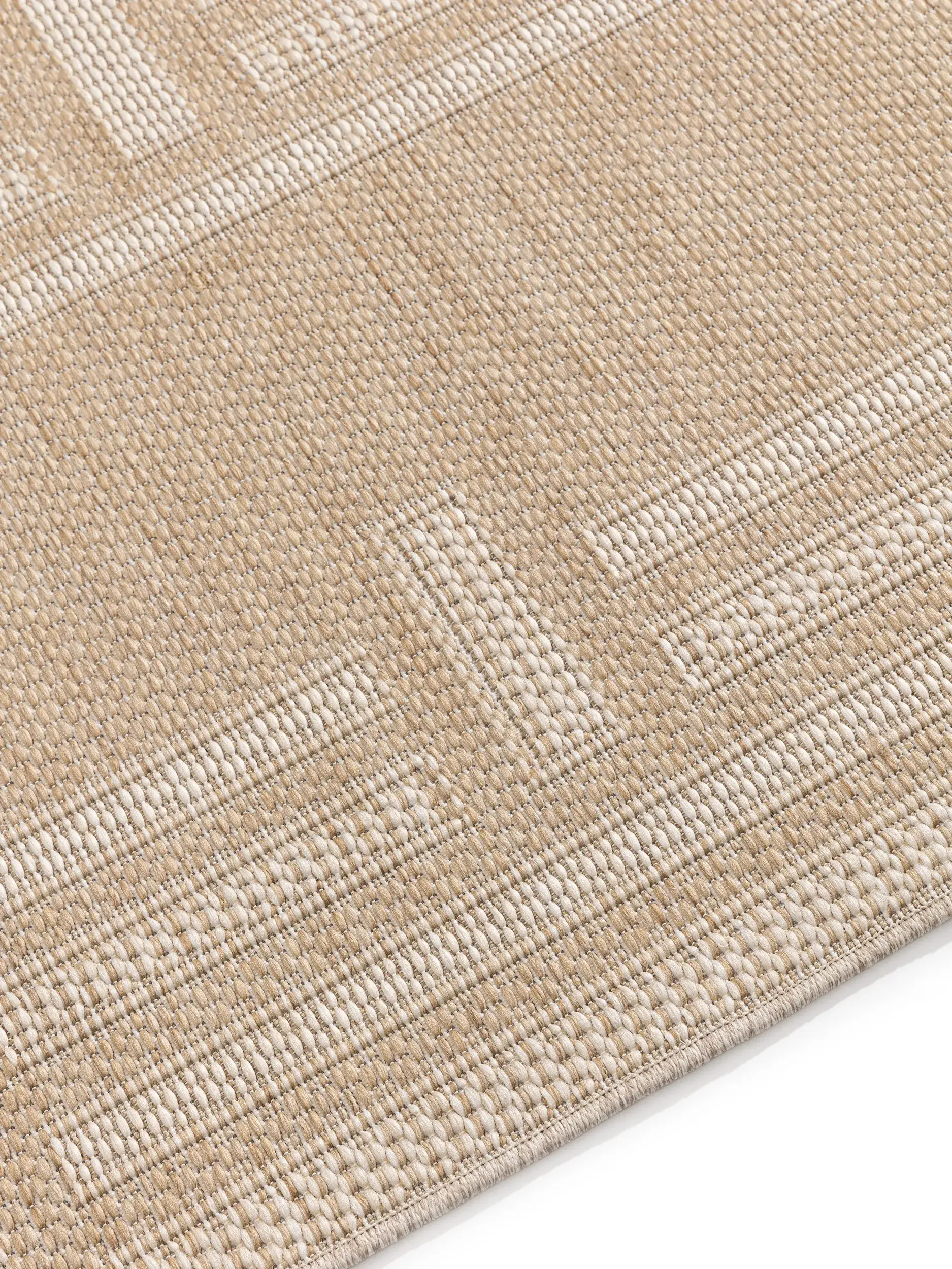Rug made of 100% Polypropylen in Beige with a 100% Polypropylen high pile by benuta Nest