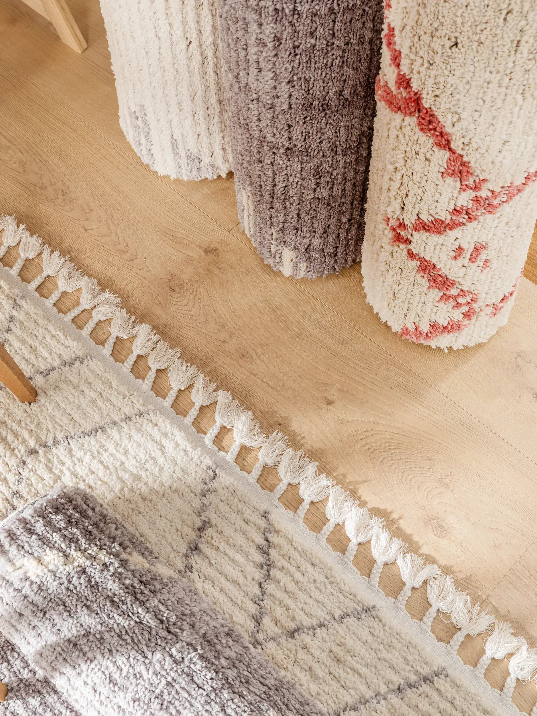 Teppich Bosse aus 100% Polyester in Beige von benuta Pop