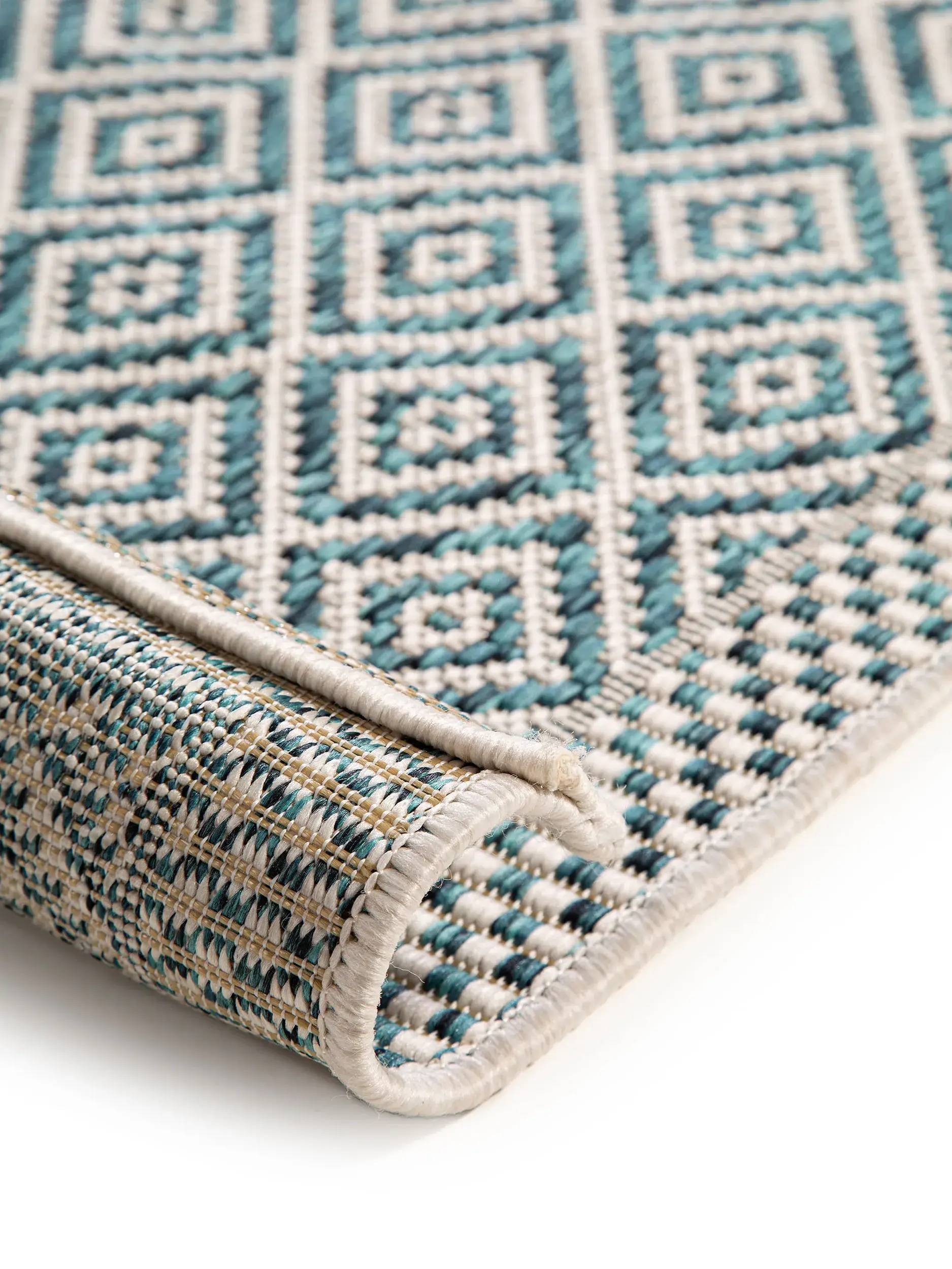 Alfombra de 100% Polipropileno en Azul con un pelo de {{Placeholder_Pile Height}} de altura de benuta nest