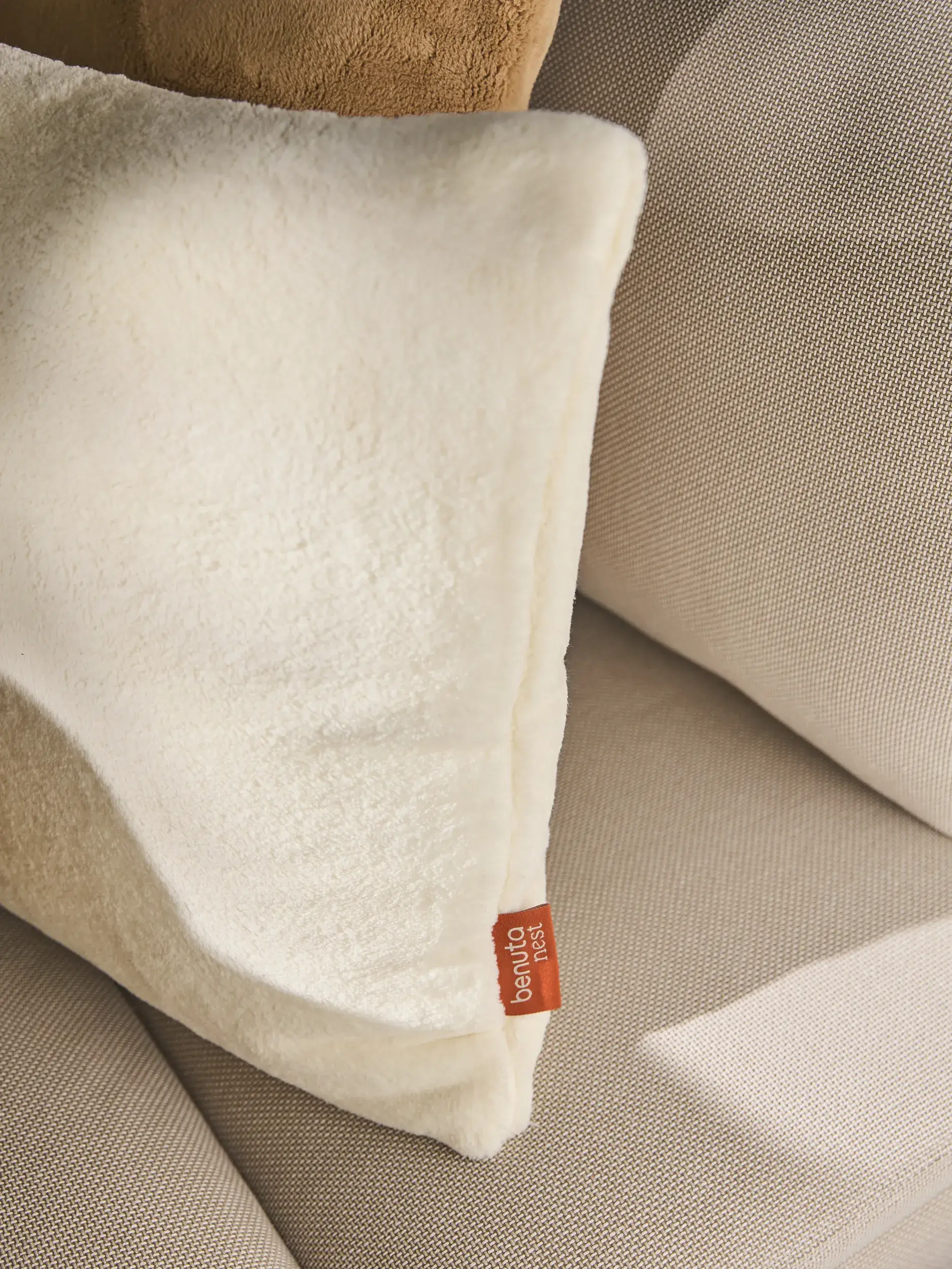 Coussin Cosi Crème de benuta