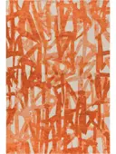 Flachgewebeteppich Stay Orange