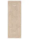 Wollteppich Läufer Nuria Beige