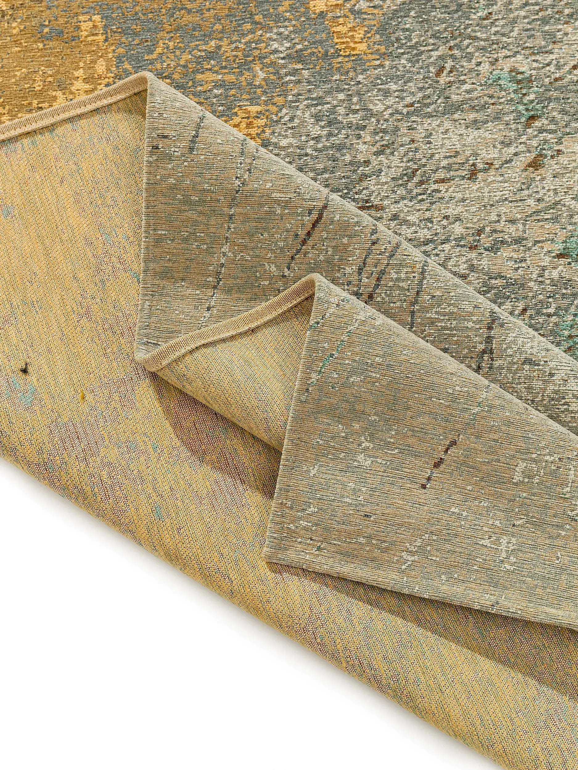 Tapete de 55% Polyacryl, 27% Polyester, 17% Baumwolle, 1% Latex em Beige com pelo de 55% Polyacryl, 27% Polyester, 17% Baumwolle, 1% Latex de altura da benuta Nest