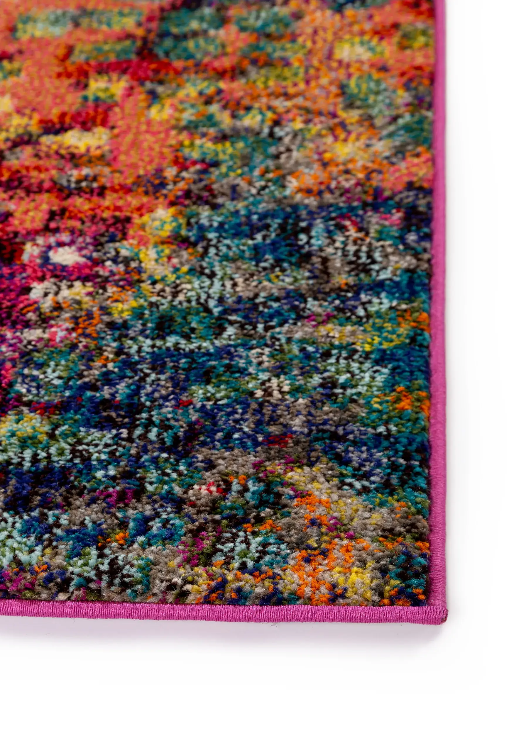 Teppich aus 100% Polypropylen in Multicolor mit 100% Polypropylen hohem Flor von benuta Nest